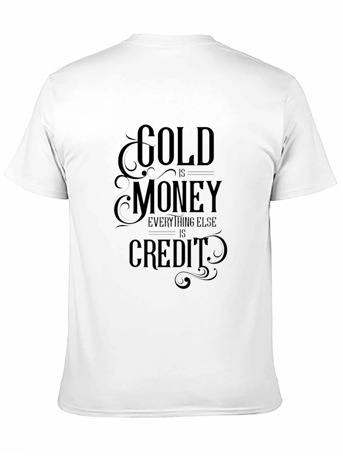 Gold is Money Graphic T-Shirt