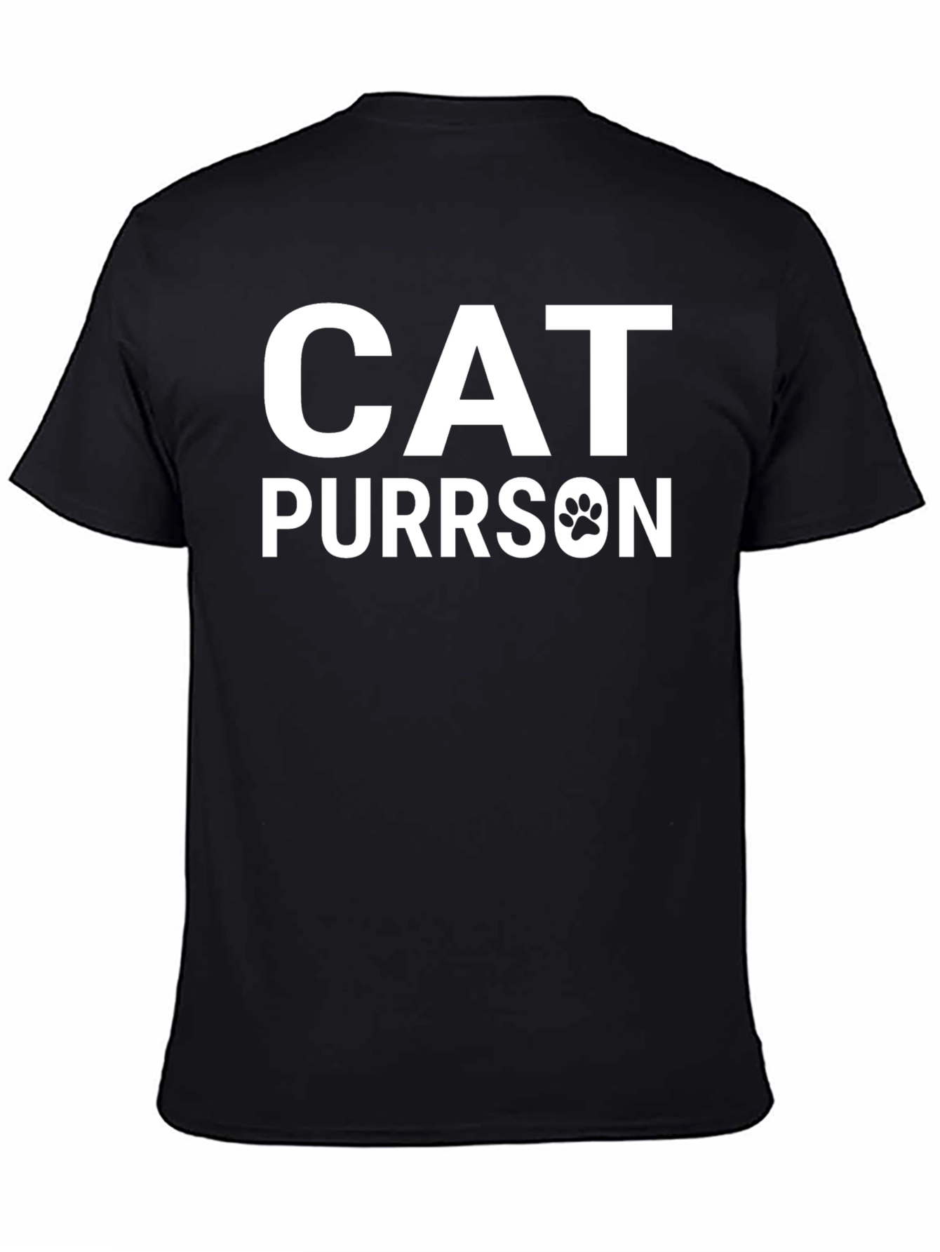 Cat Purrrson T-Shirt - Novelty Graphic Tee