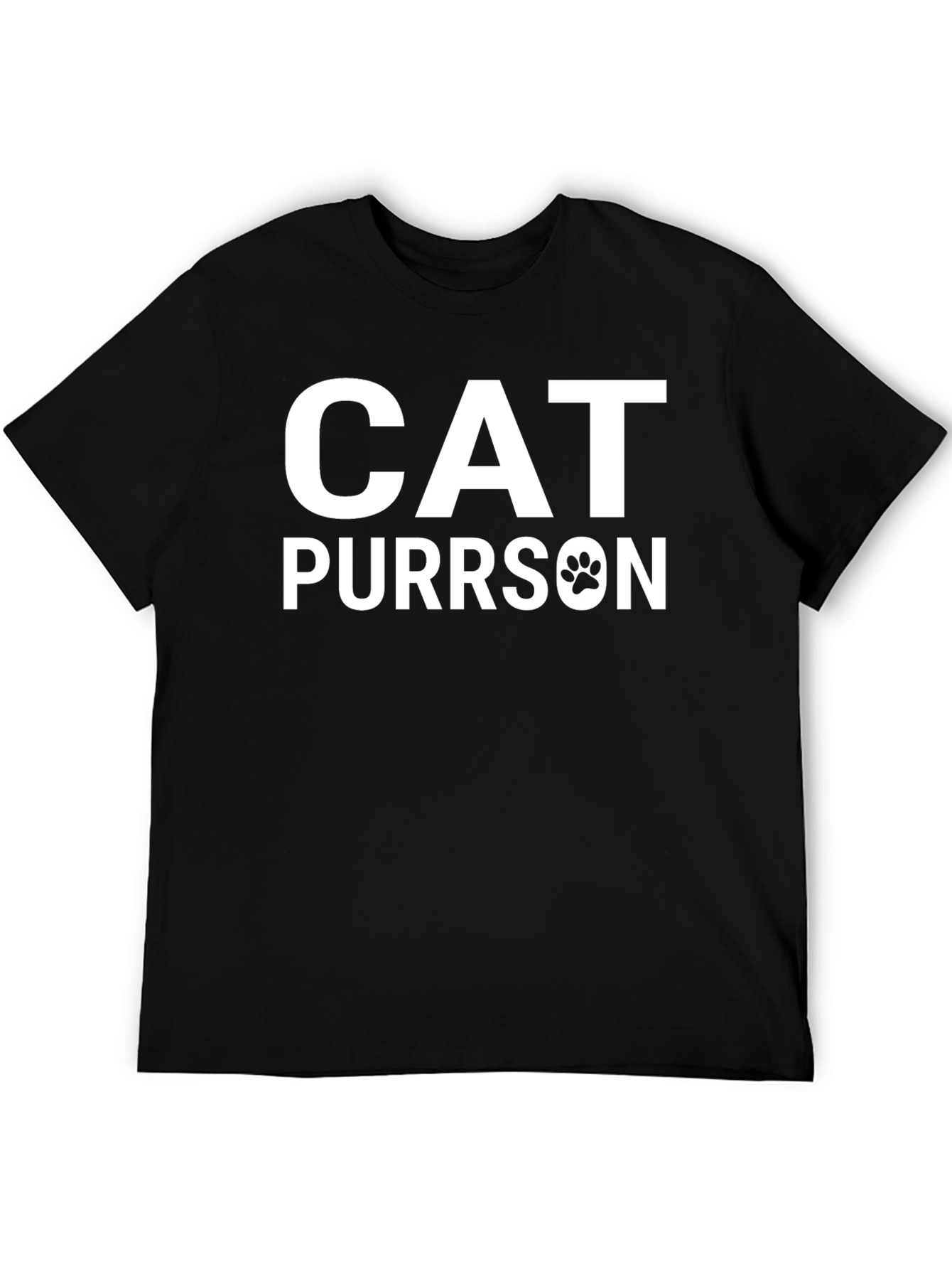 Cat Purrrson T-Shirt - Novelty Graphic Tee
