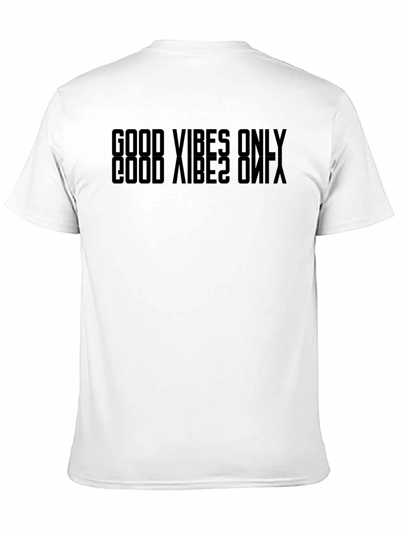 Good Vibes Only Black Graphic T-Shirt