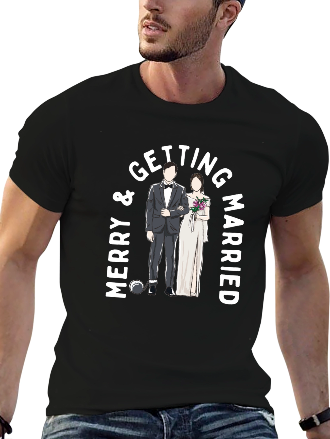 Merry & Getting Married Graphic Tee
