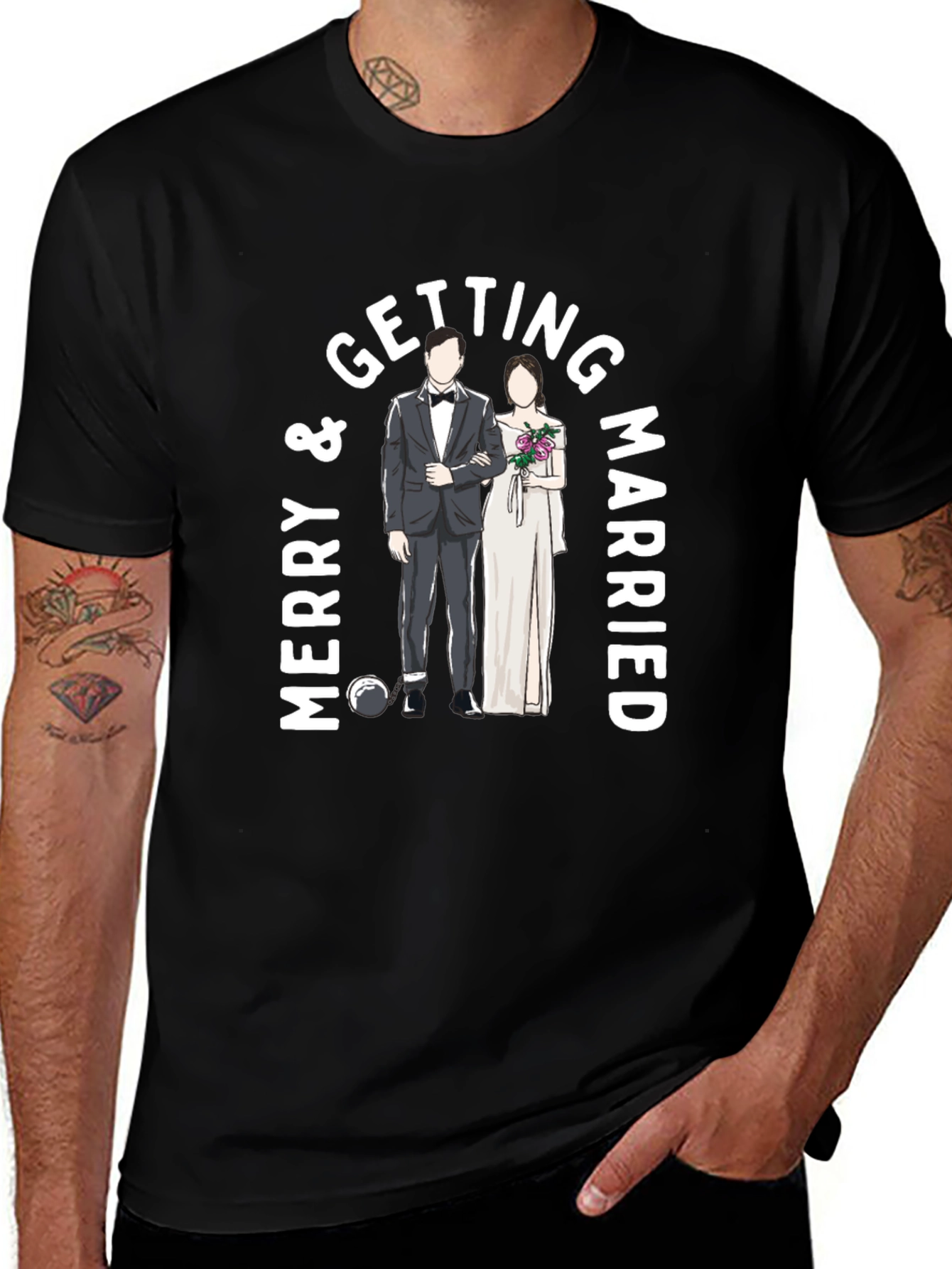 Merry & Getting Married Graphic Tee