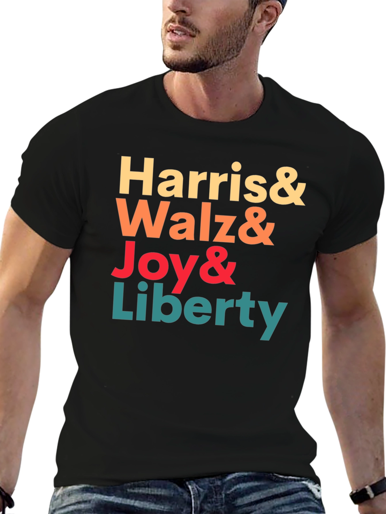 Harris Walz Joy Liberty T-Shirt