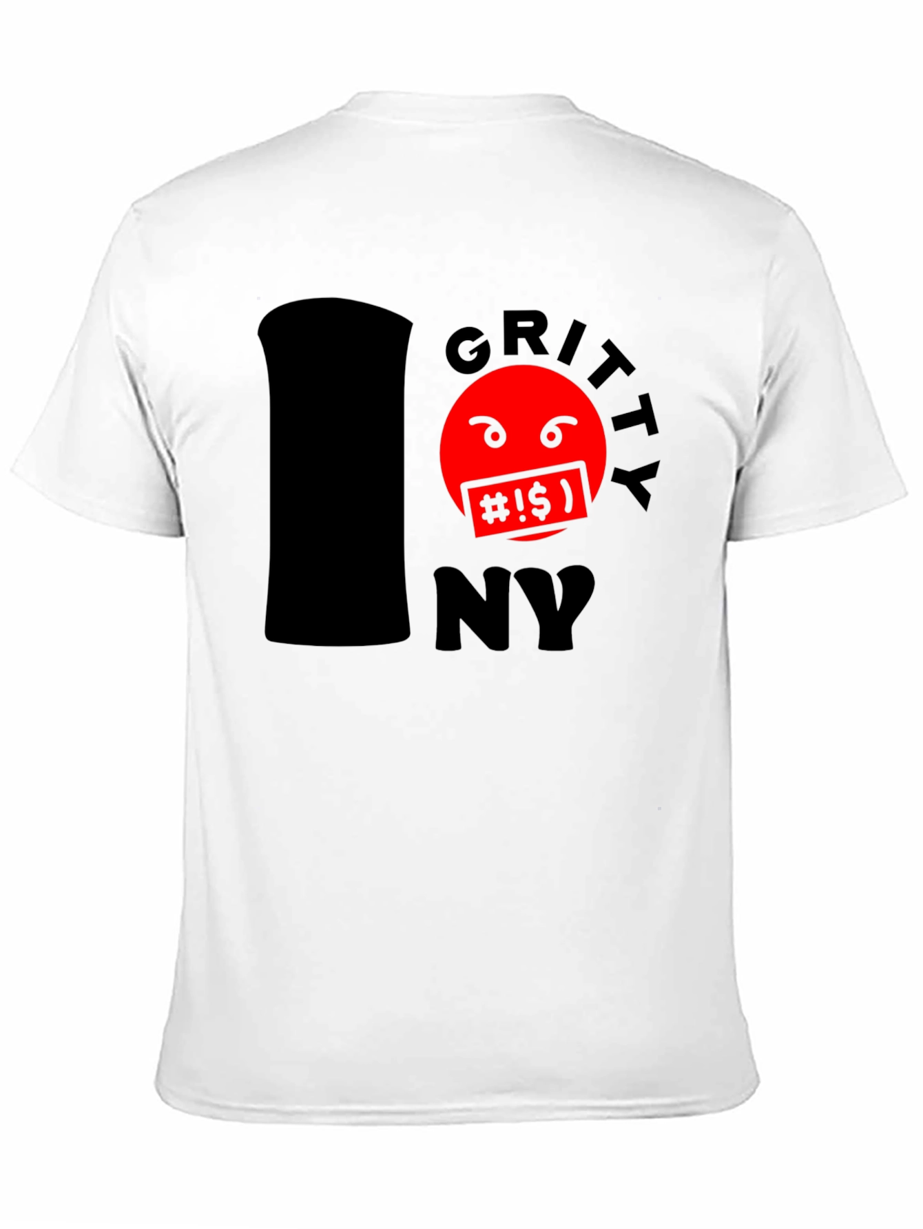 Gritty NY T-Shirt - Black Cotton Blend Tee