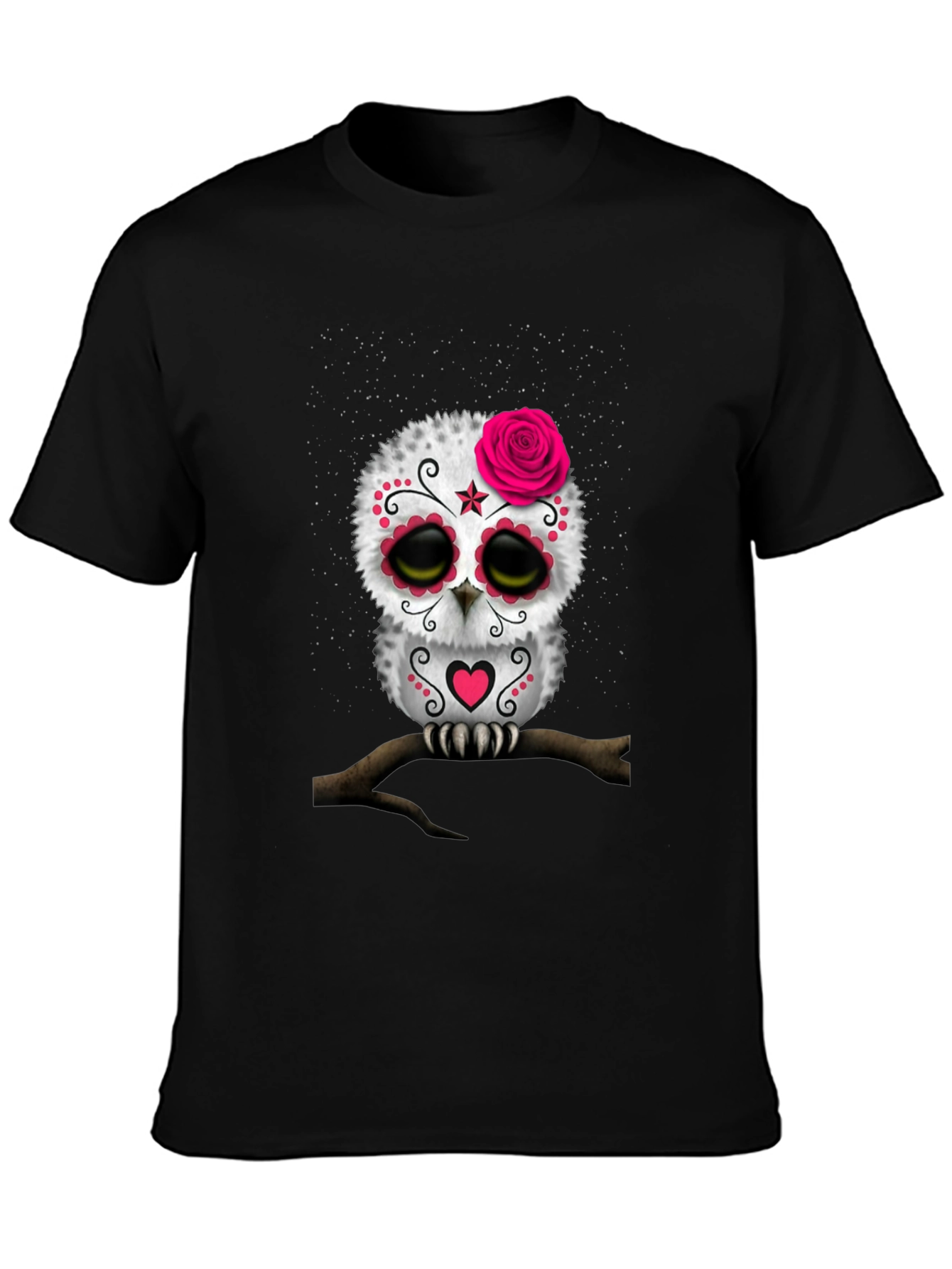 Sugar Skull Owl Graphic Tee