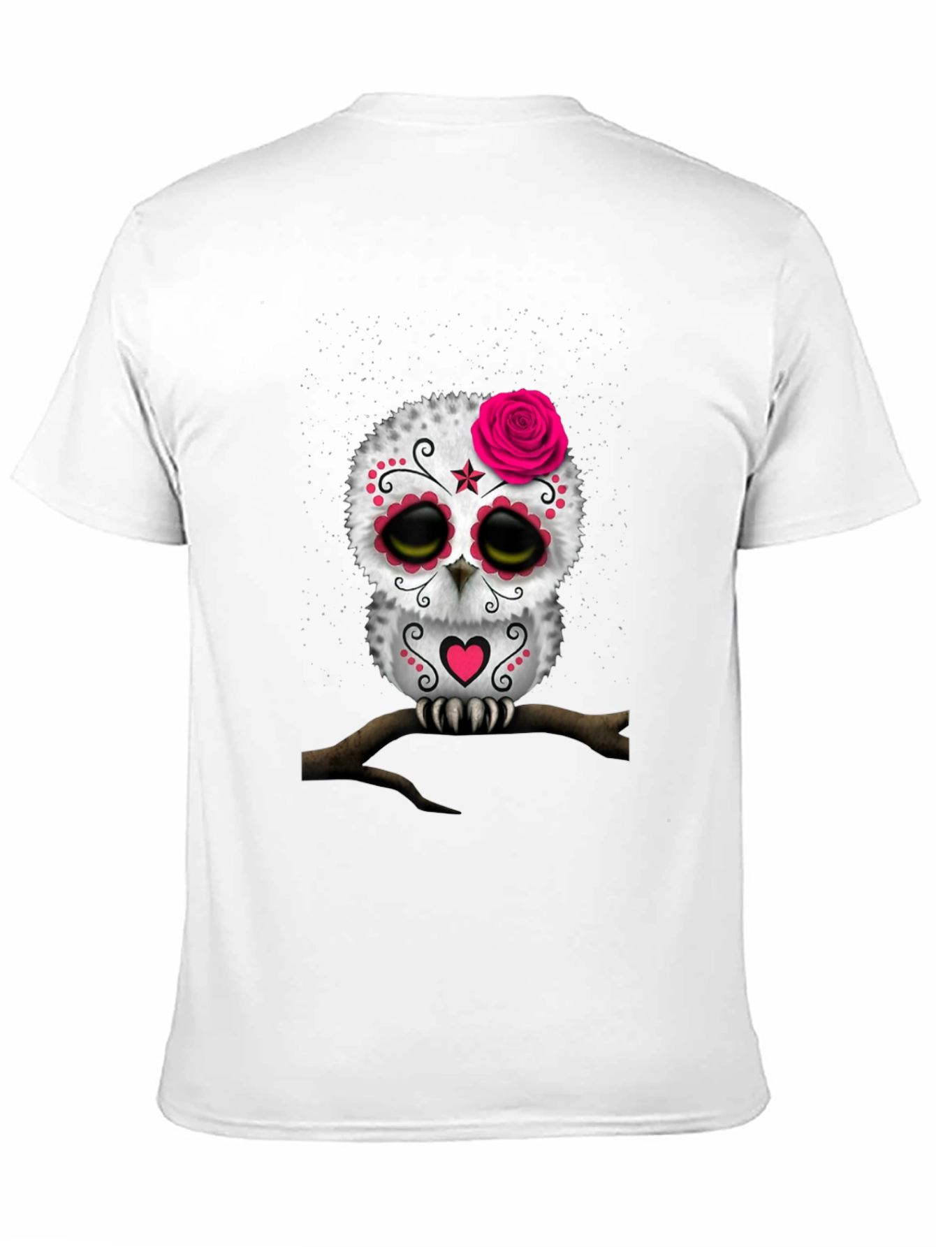 Sugar Skull Owl Graphic Tee