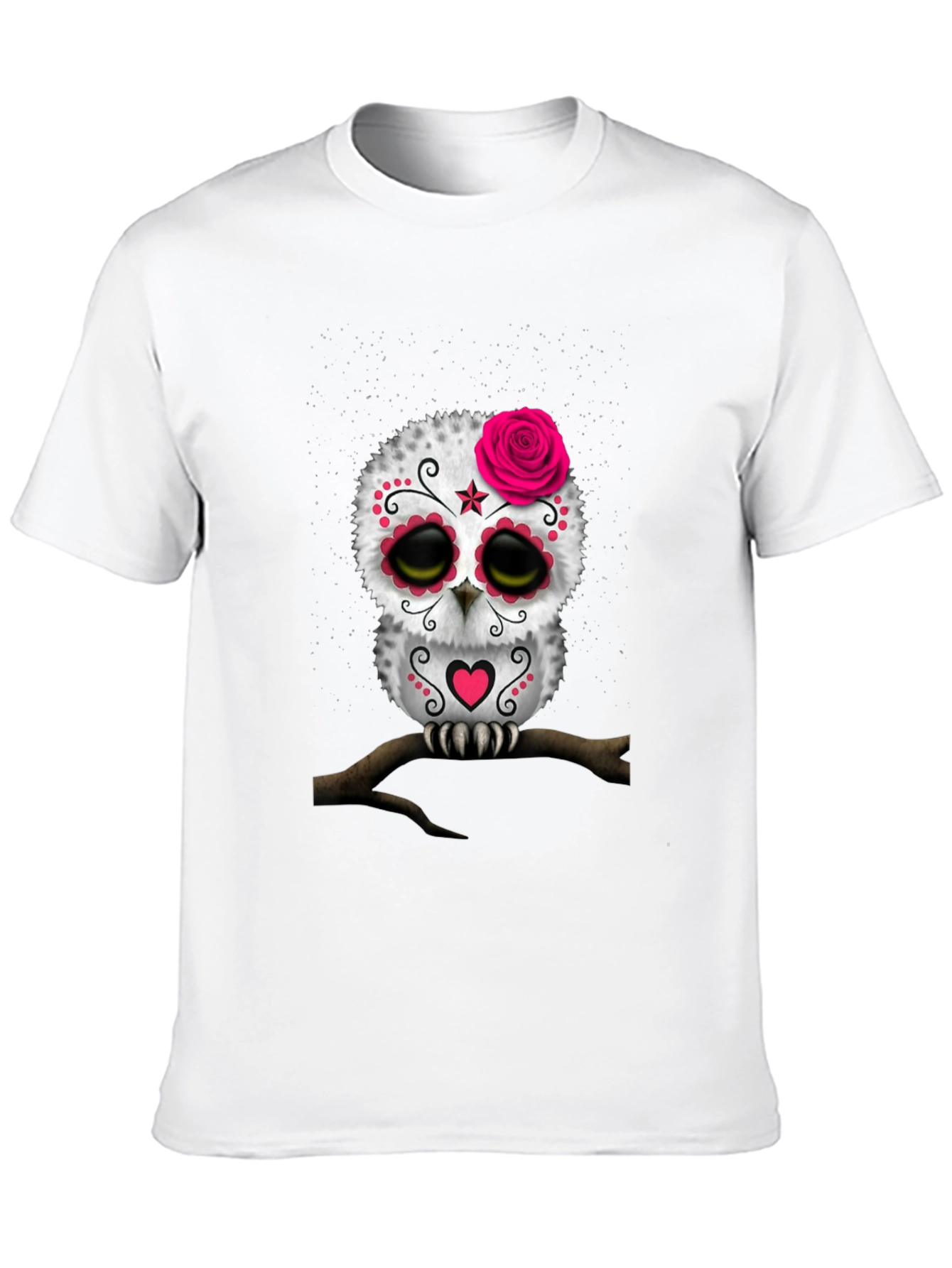Sugar Skull Owl Graphic Tee