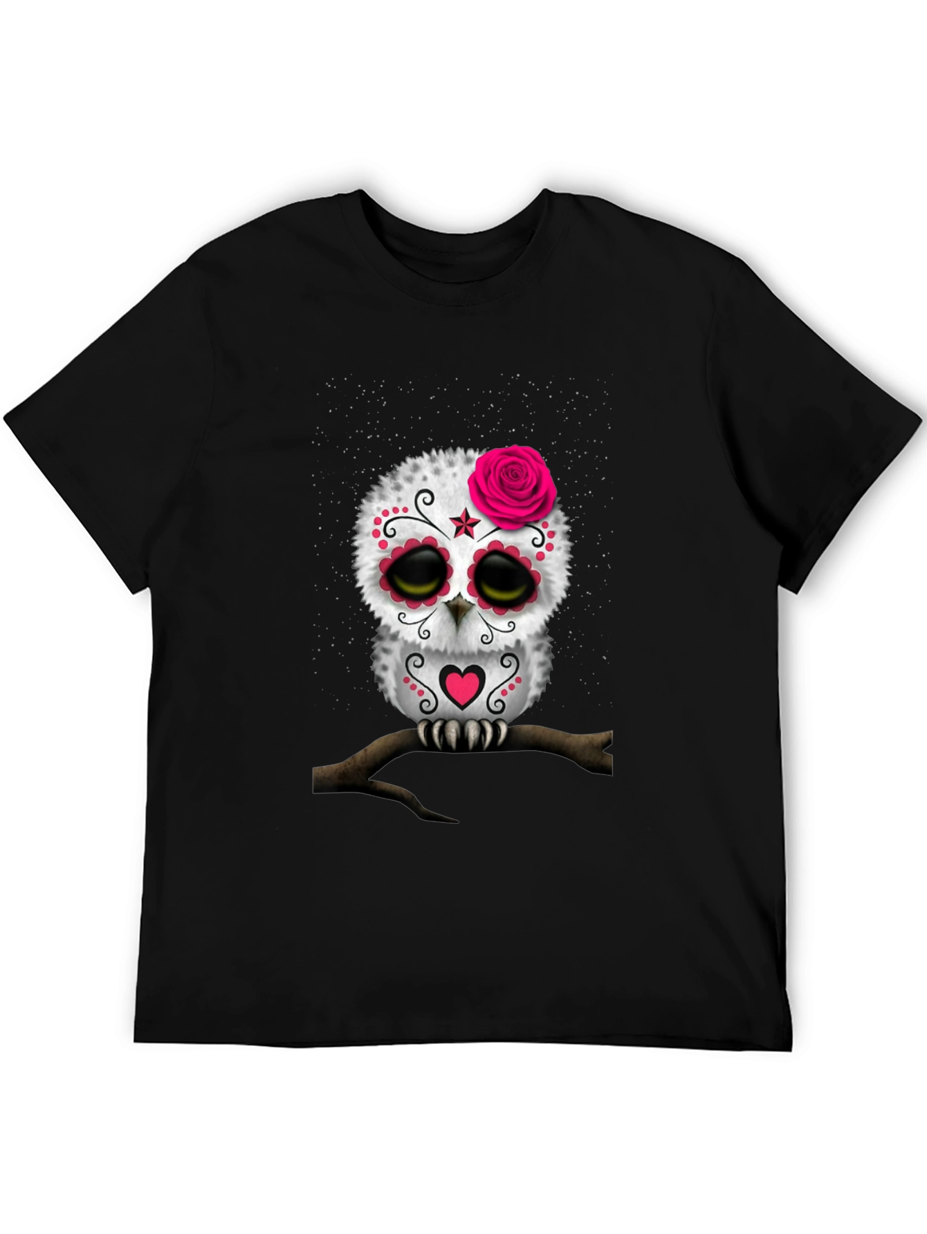 Sugar Skull Owl Graphic Tee