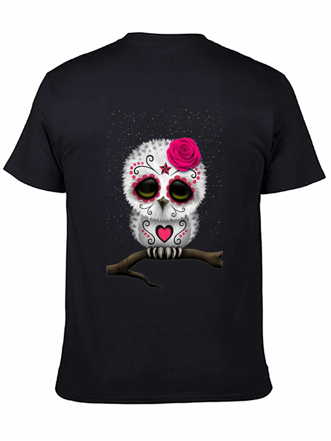 Sugar Skull Owl Graphic Tee