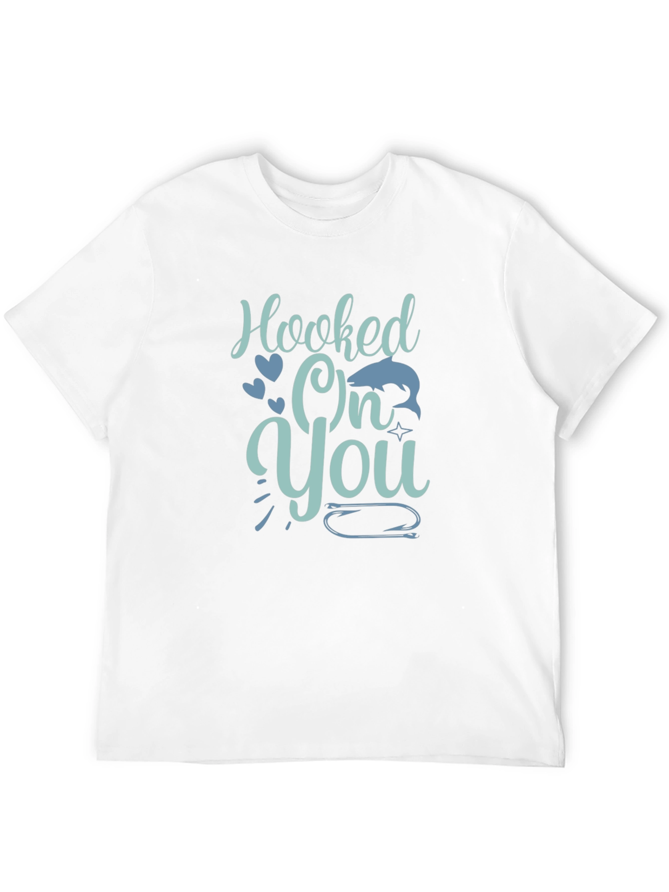Hooked On You Graphic Tee - Black