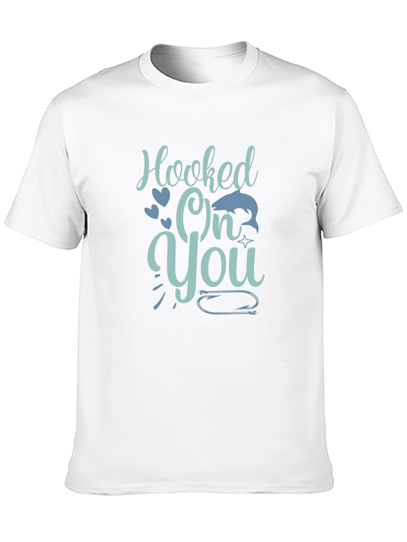 Hooked On You Graphic Tee - Black