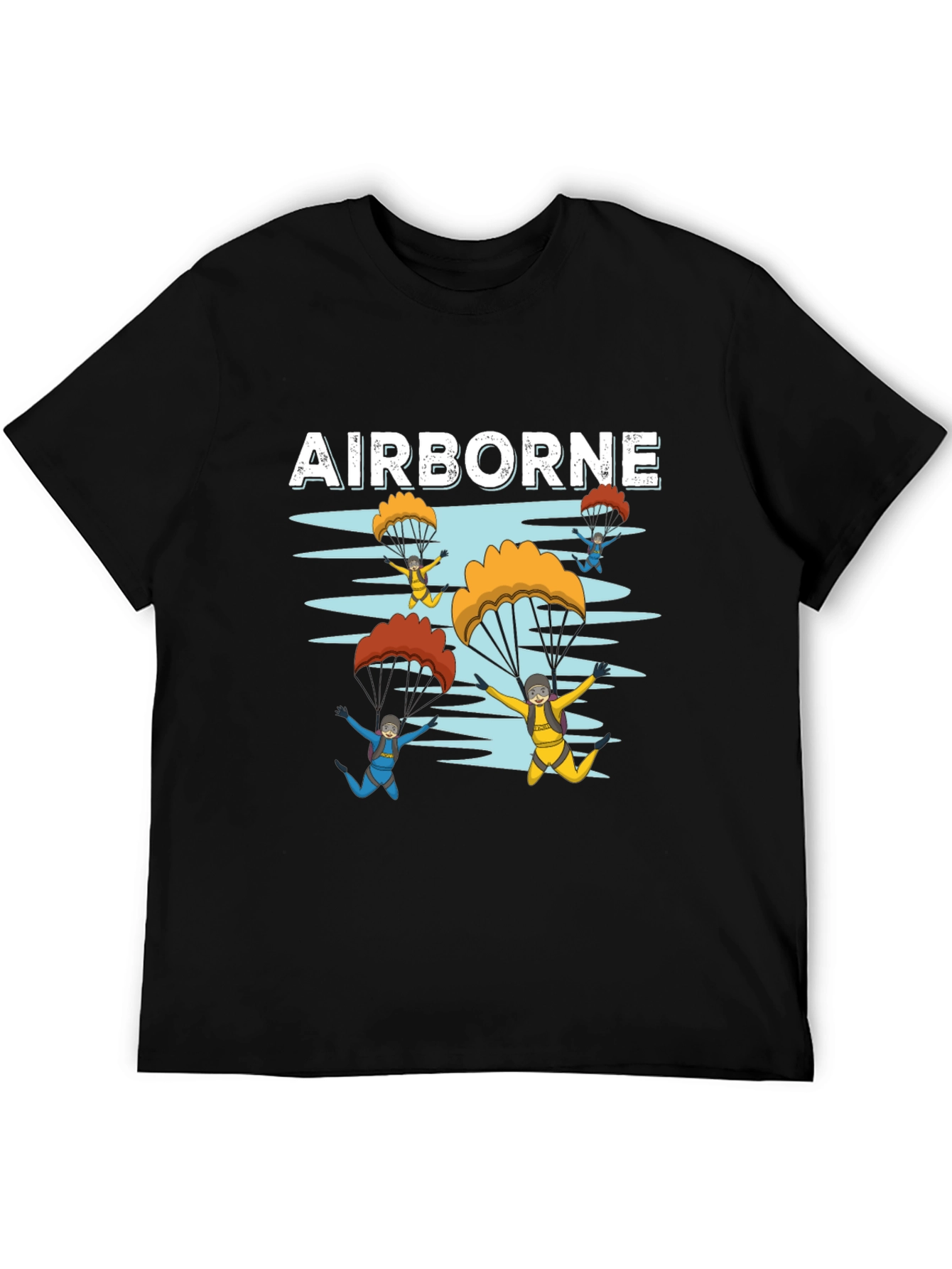 Airborne T-Shirt - Skydiving Design