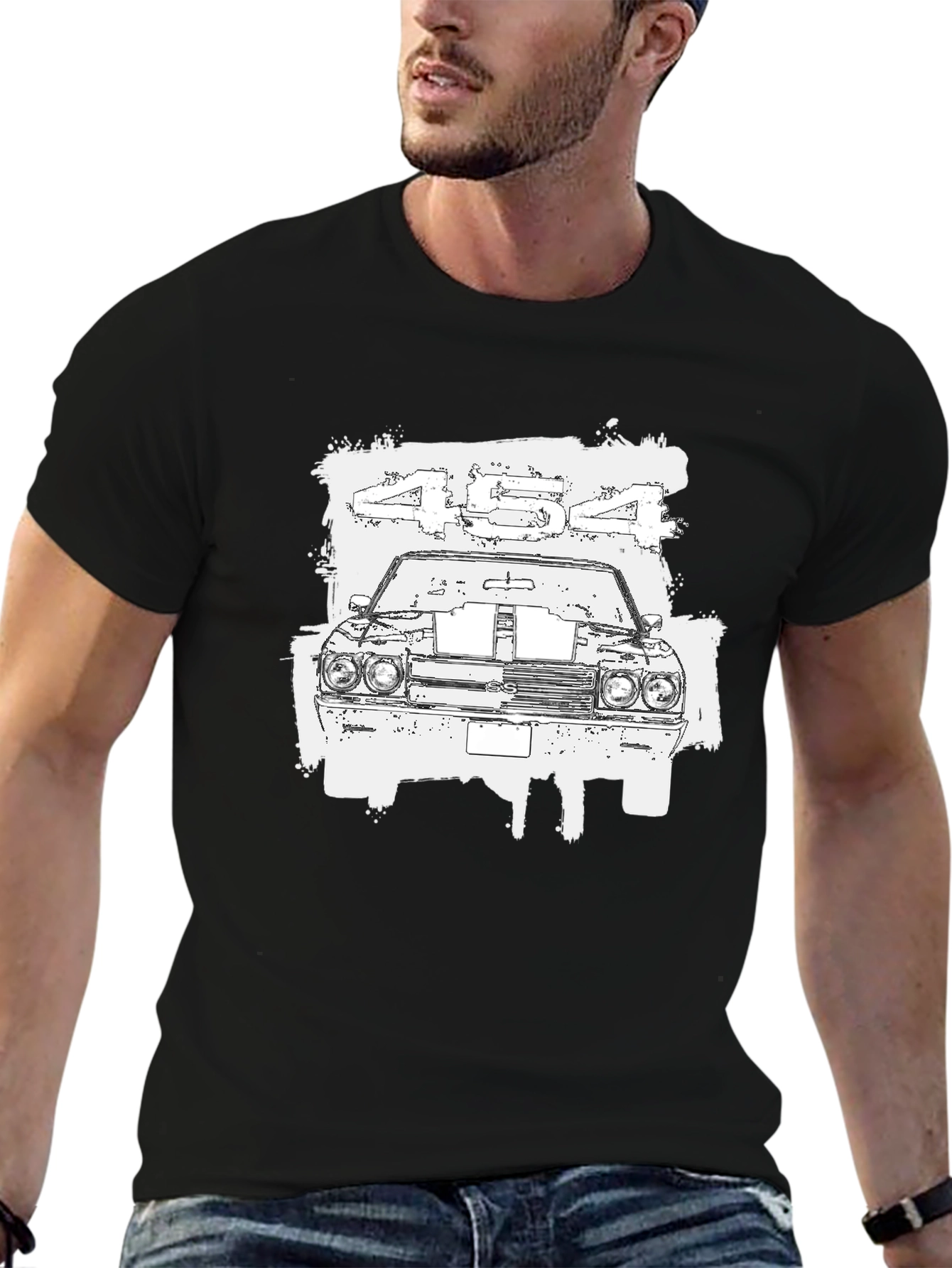 Muscle Car 454 T-Shirt - Classic American Automotive Tee
