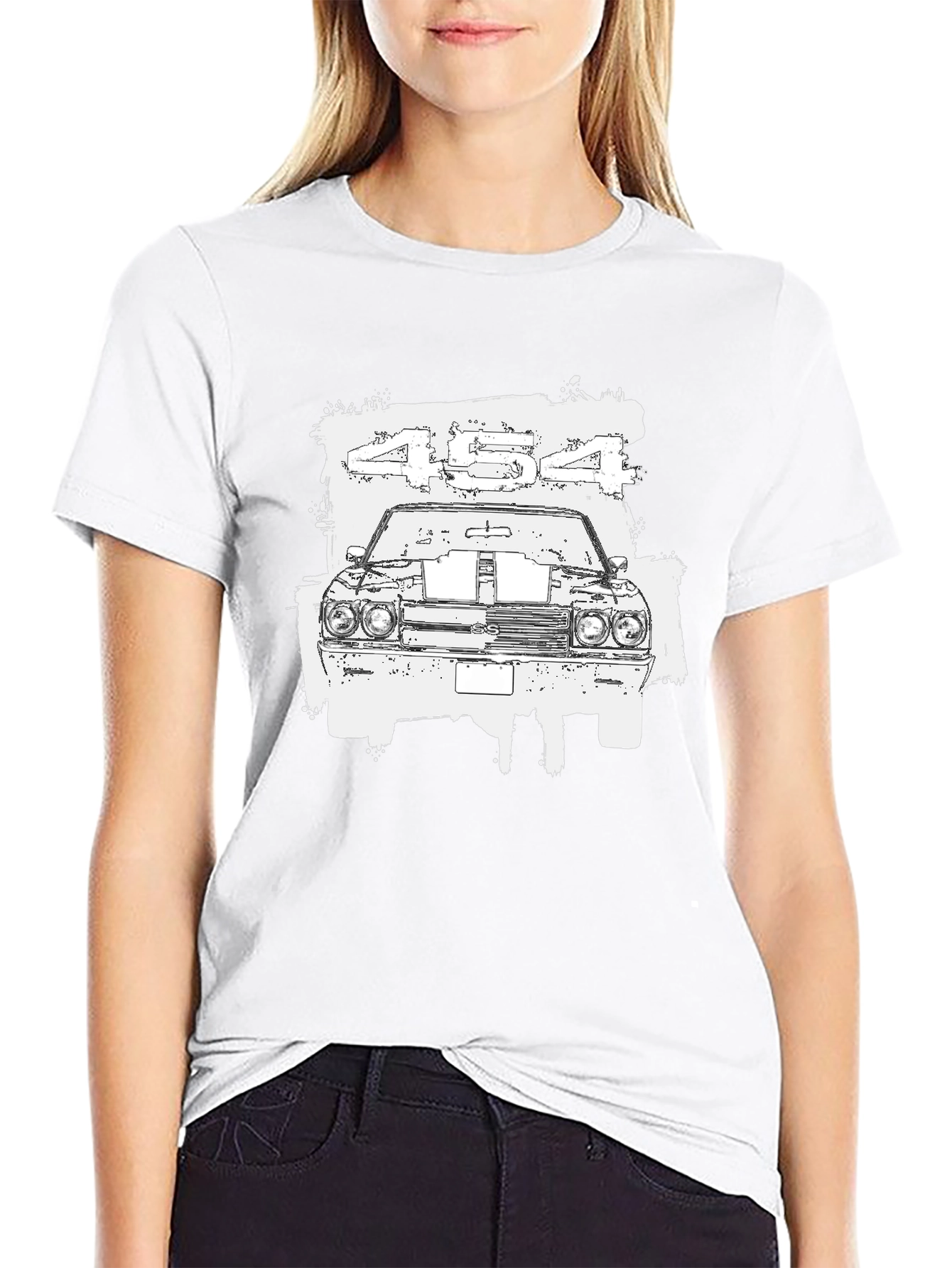Muscle Car 454 T-Shirt - Classic American Automotive Tee