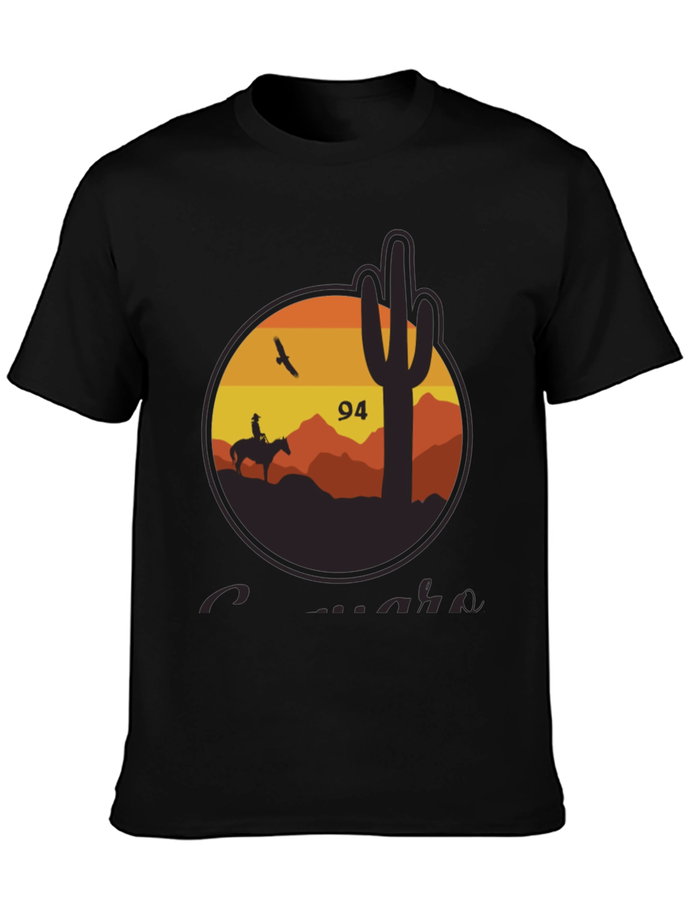 Desert Scene Graphic Tee - Cowboy & Cactus