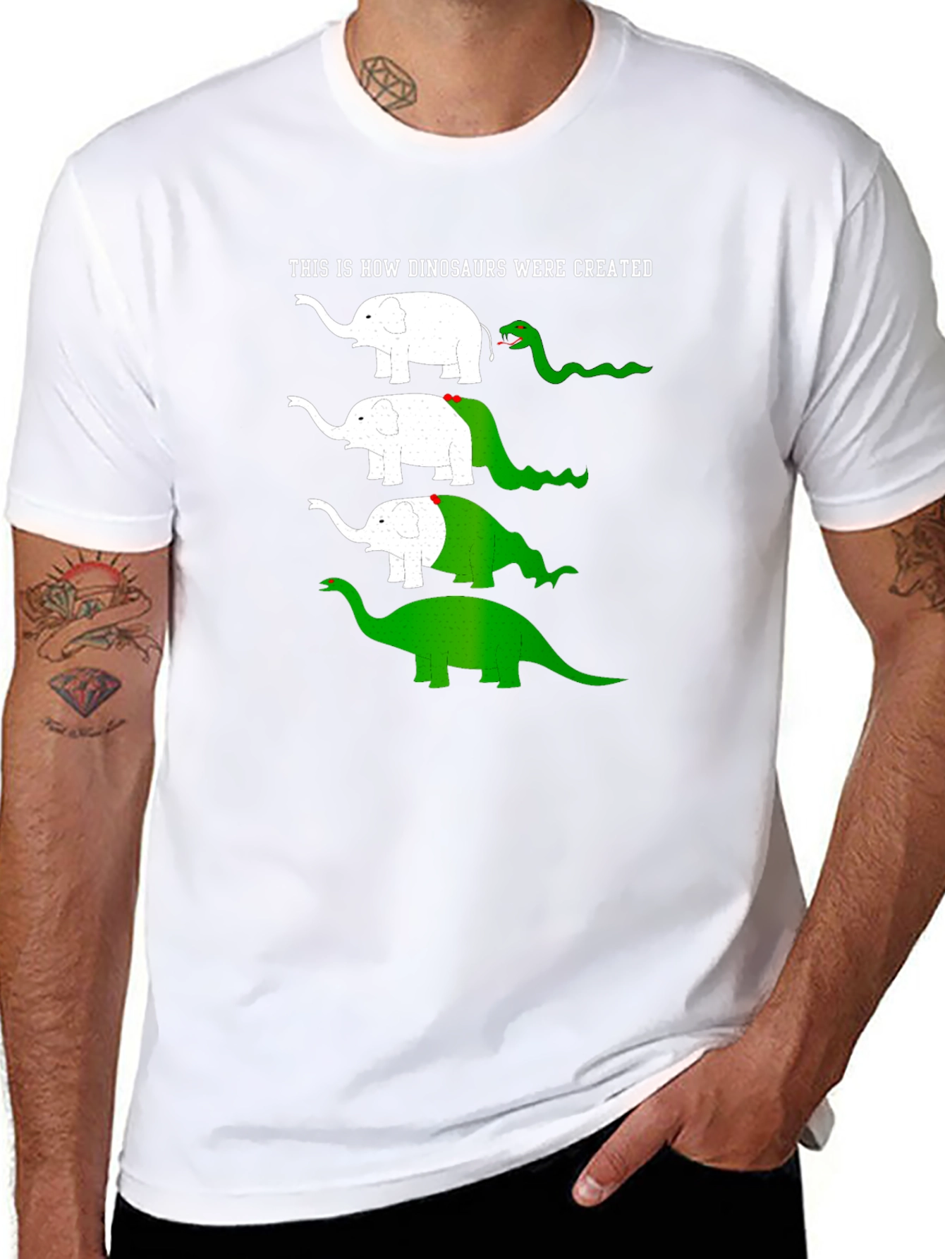 Funny Dinosaur Evolution T-Shirt