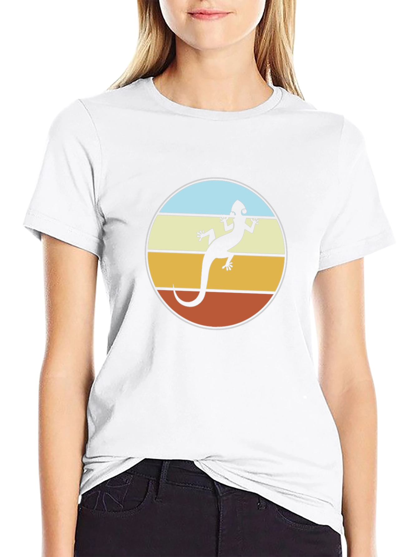 Retro Lizard Graphic Tee - Cool & Casual