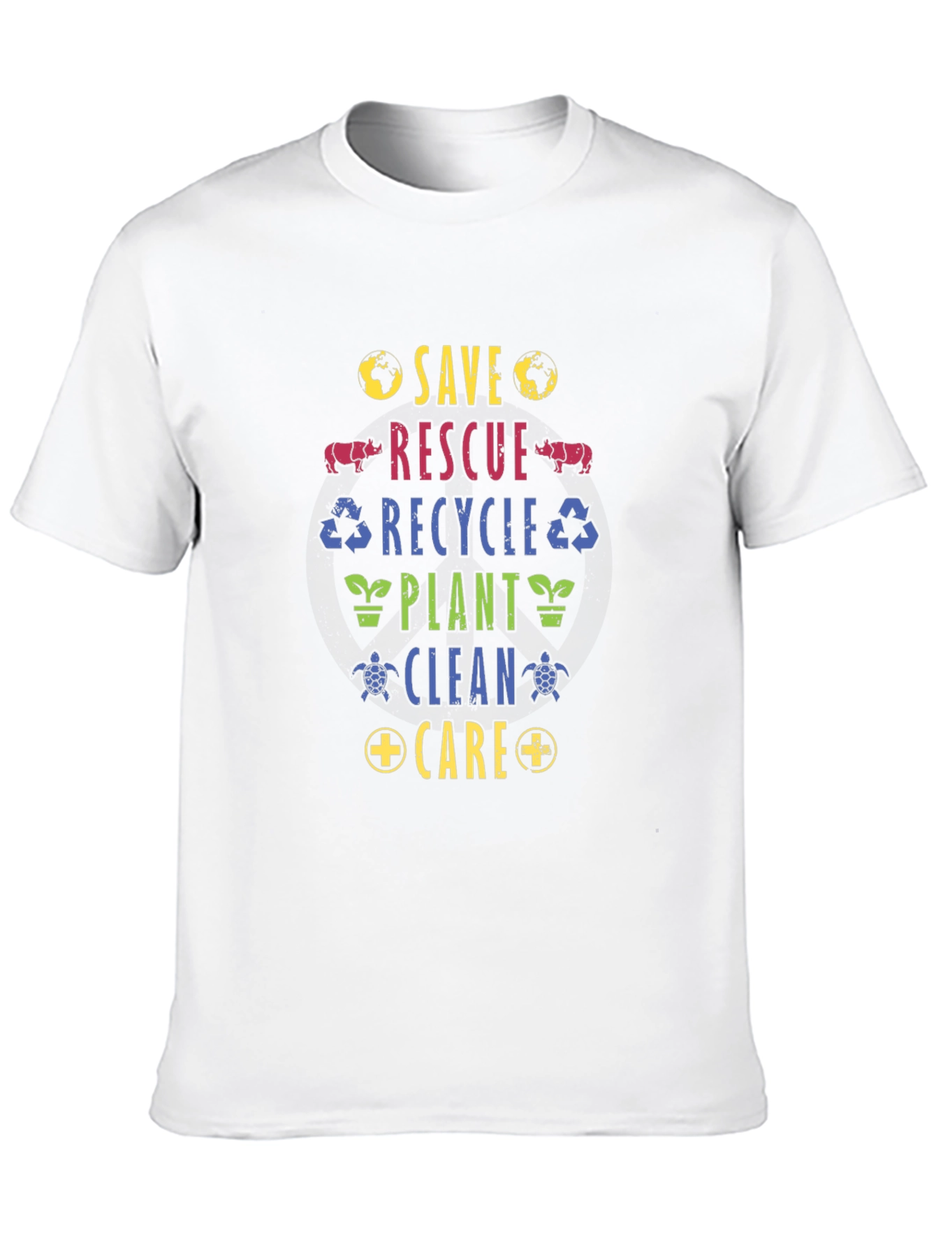 Eco-Friendly Graphic Print T-Shirt