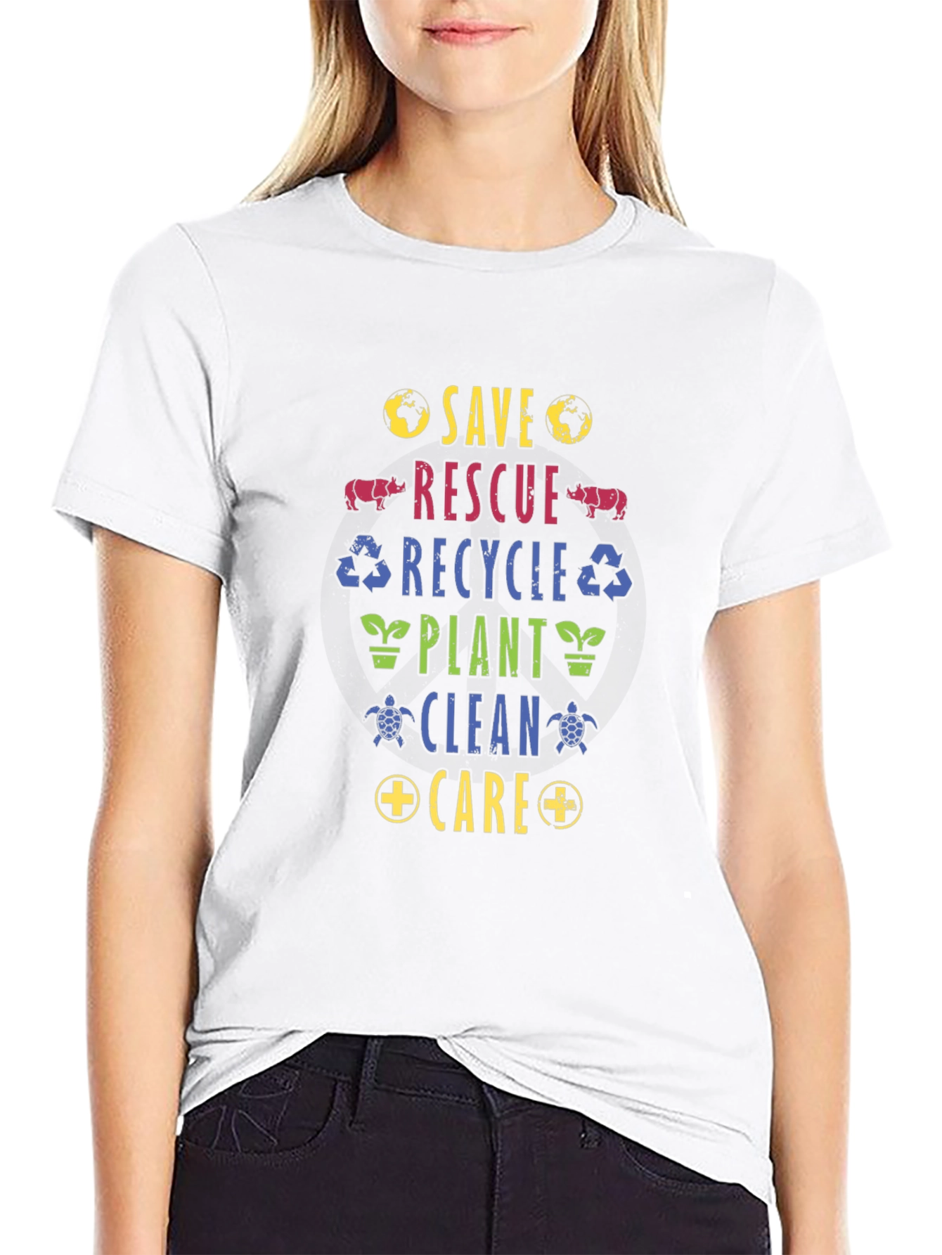 Eco-Friendly Graphic Print T-Shirt