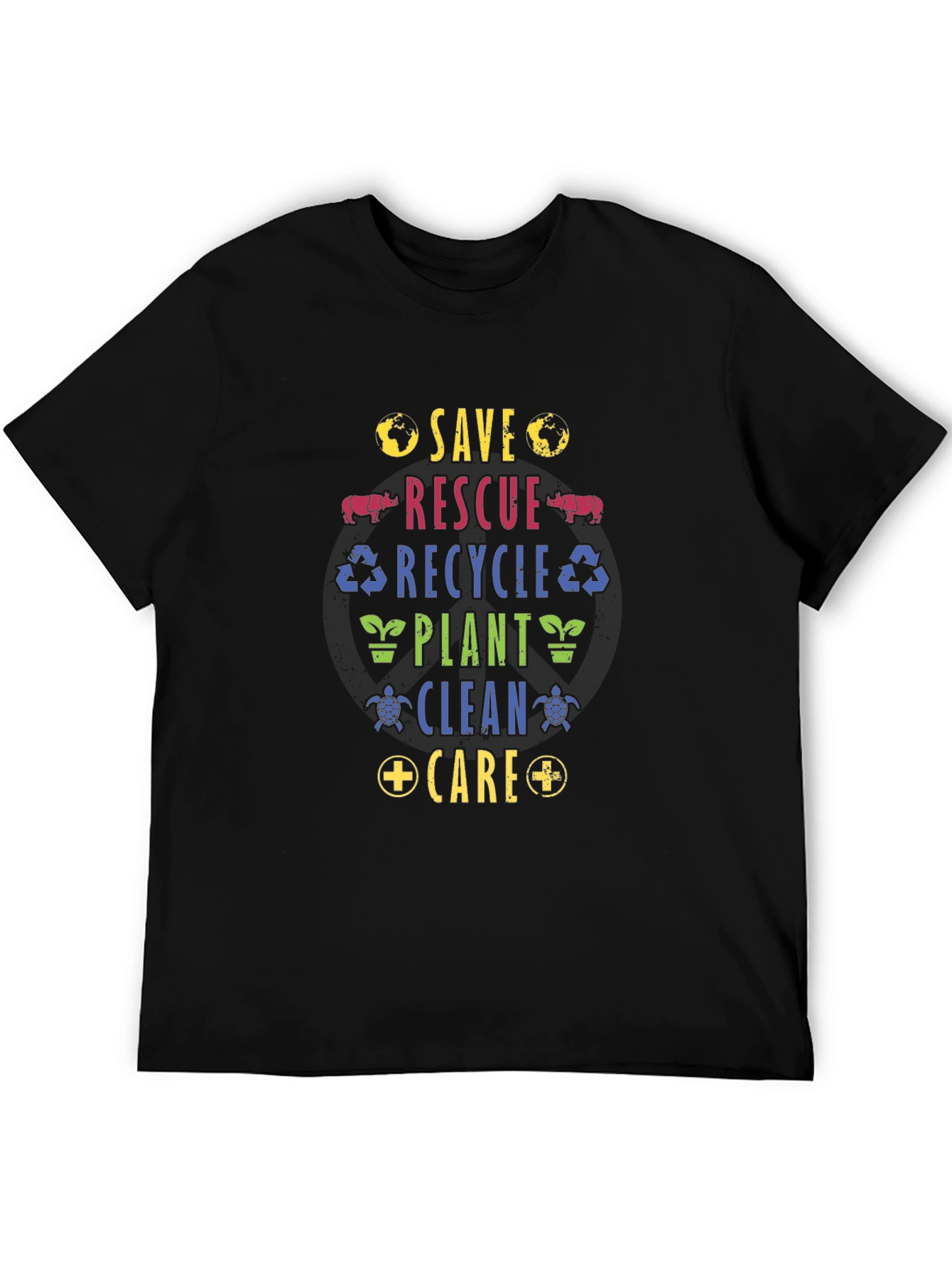 Eco-Friendly Graphic Print T-Shirt