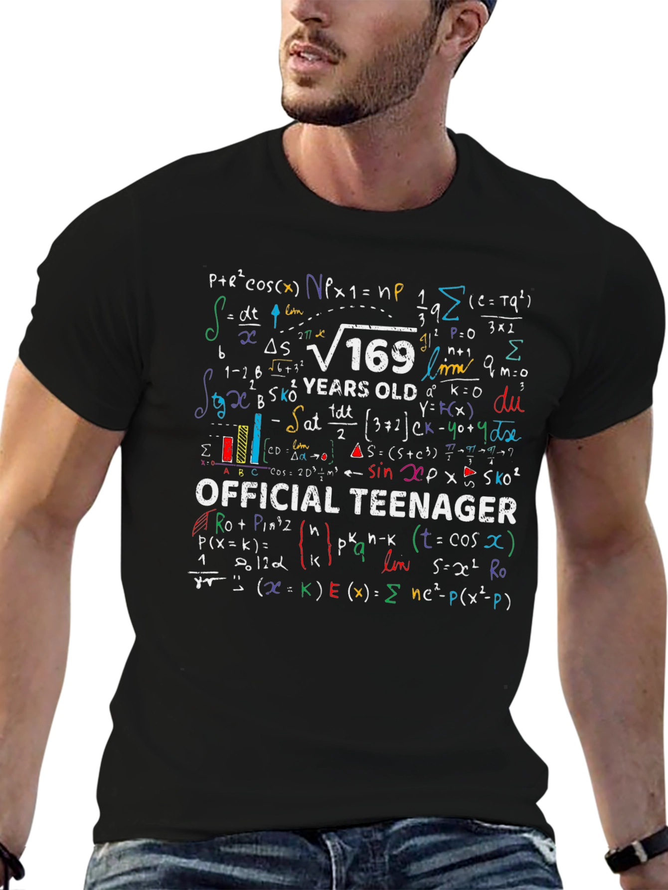 Math Formula 13th Birthday T-Shirt - Official Teenager