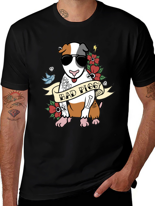 Bad Piggy Tattoo Style T-Shirt