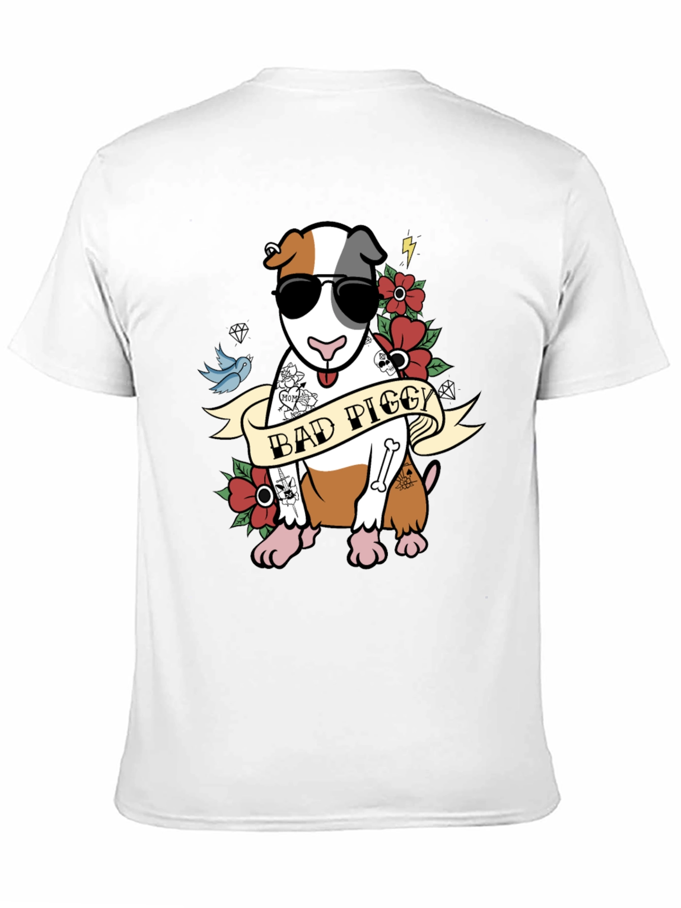 Bad Piggy Tattoo Style T-Shirt