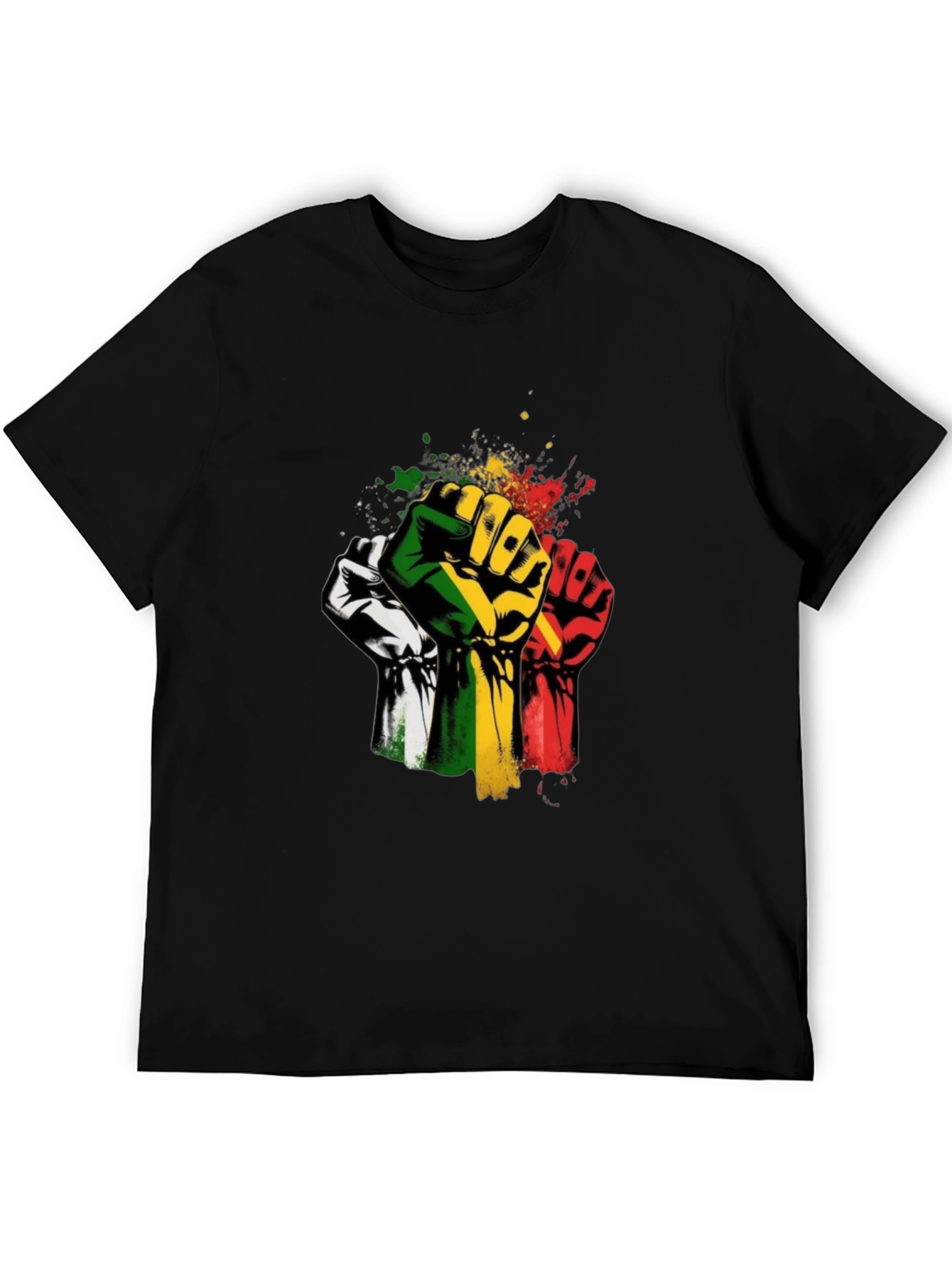 Empowered Fist Graphic T-Shirt - Black