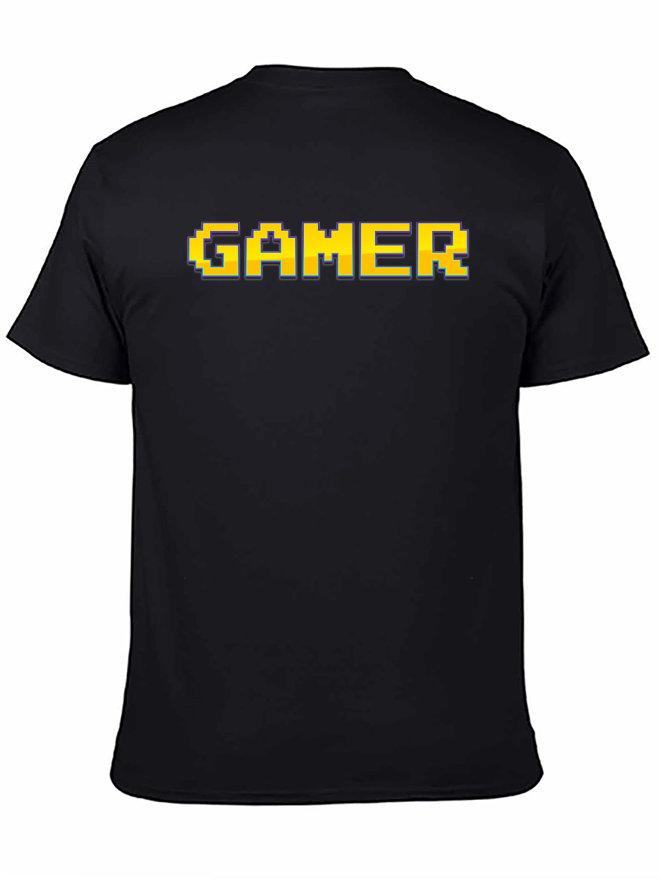 Retro Pixel Gamer T-Shirt - Black
