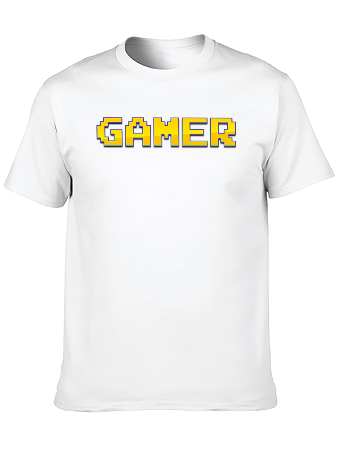 Retro Pixel Gamer T-Shirt - Black