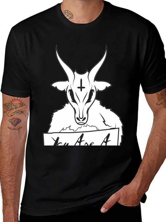 Baphomet Goat Graphic Tee - You Are A... Design