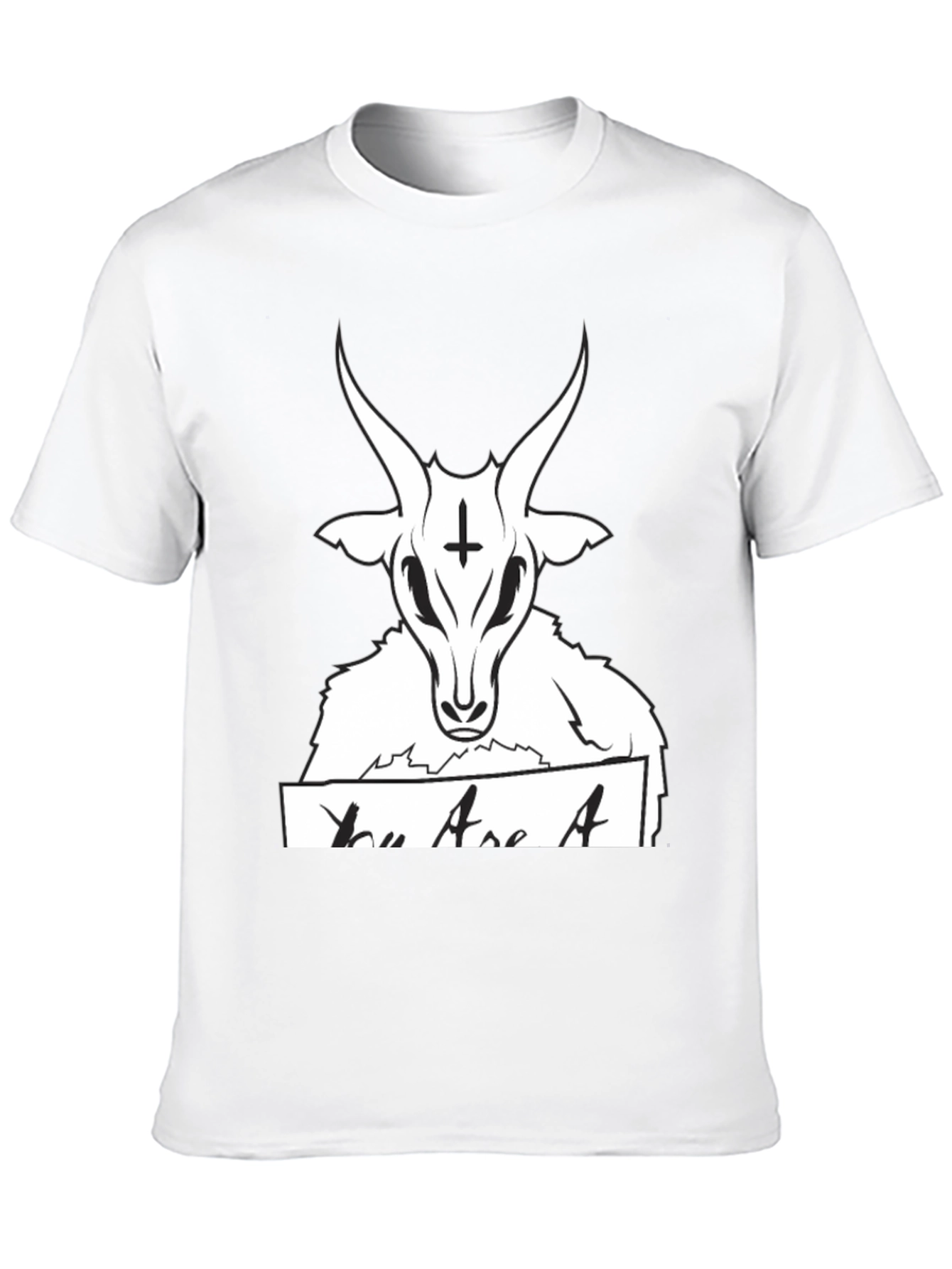 Baphomet Goat Graphic Tee - You Are A... Design