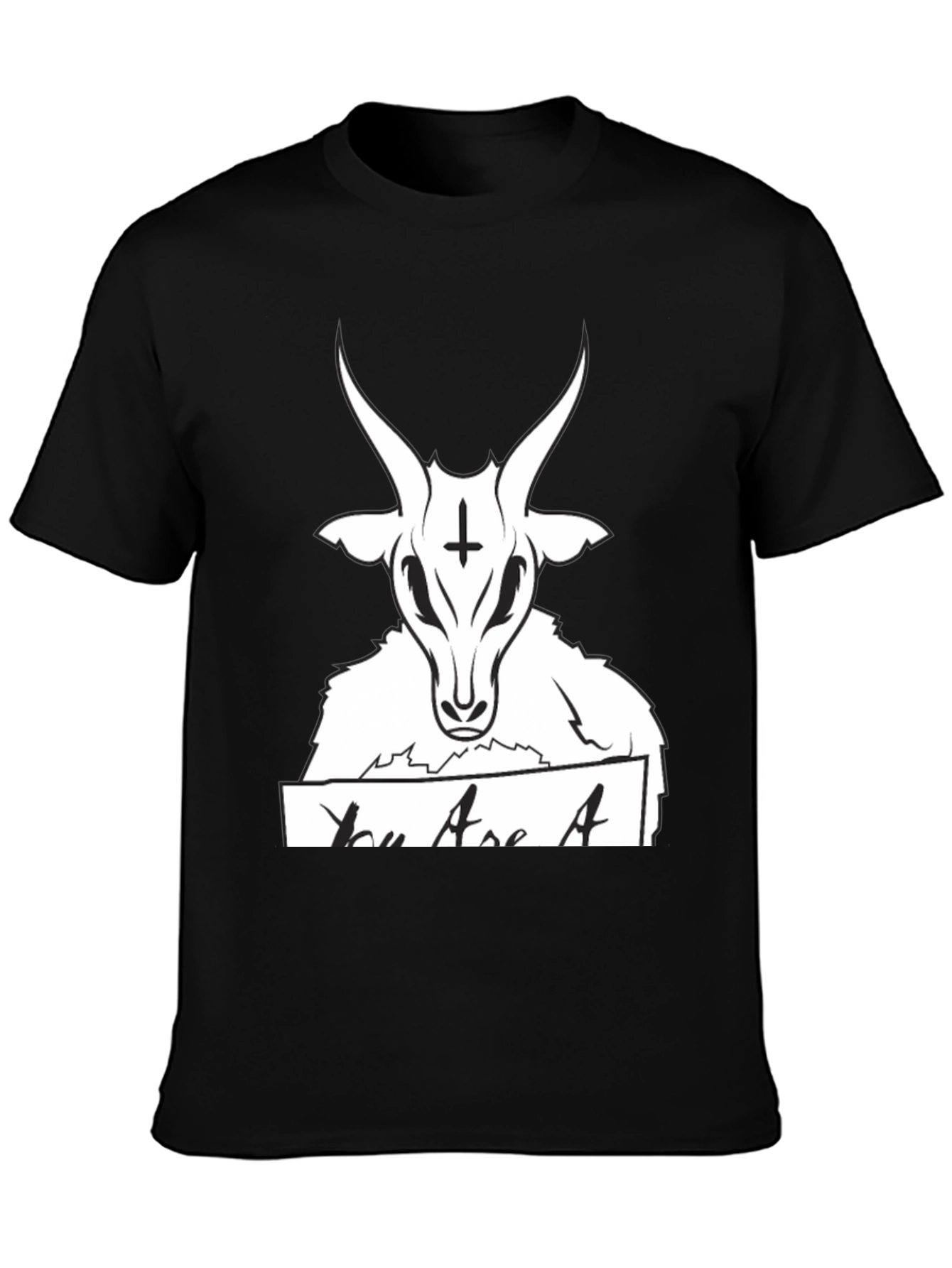 Baphomet Goat Graphic Tee - You Are A... Design