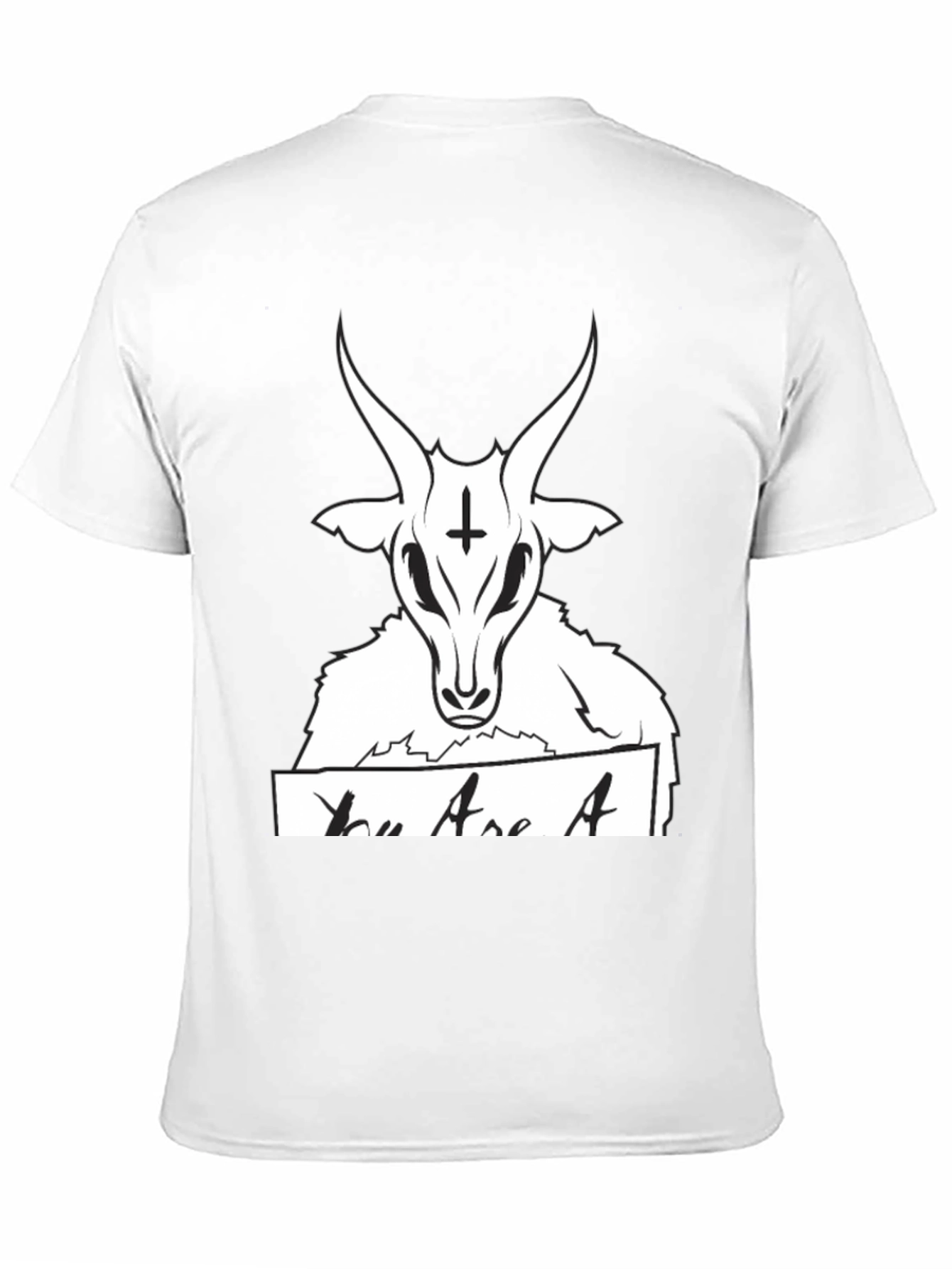 Baphomet Goat Graphic Tee - You Are A... Design