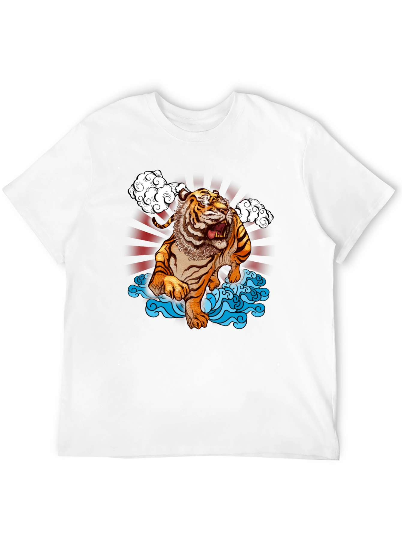 Tiger Graphic Black T-Shirt