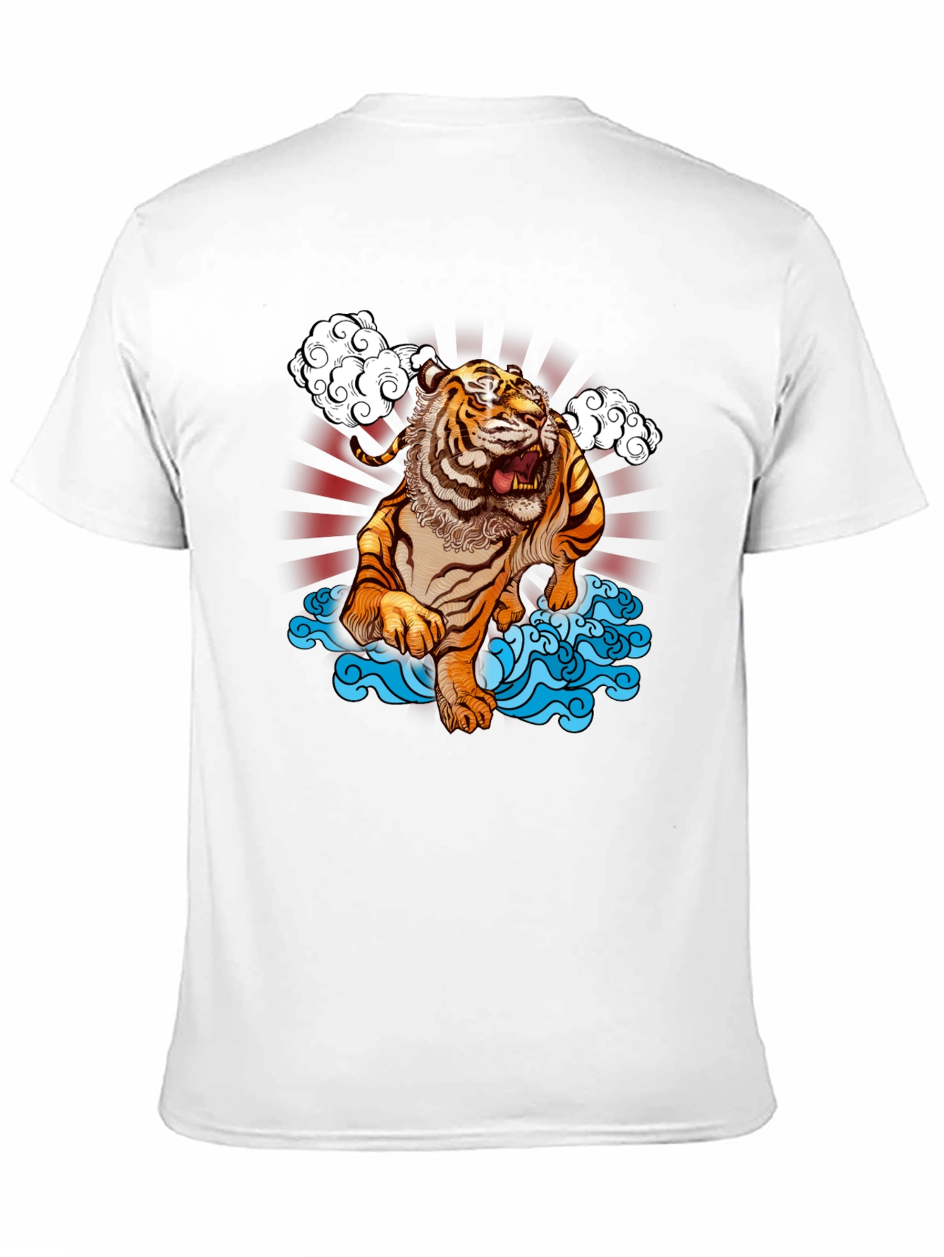 Tiger Graphic Black T-Shirt