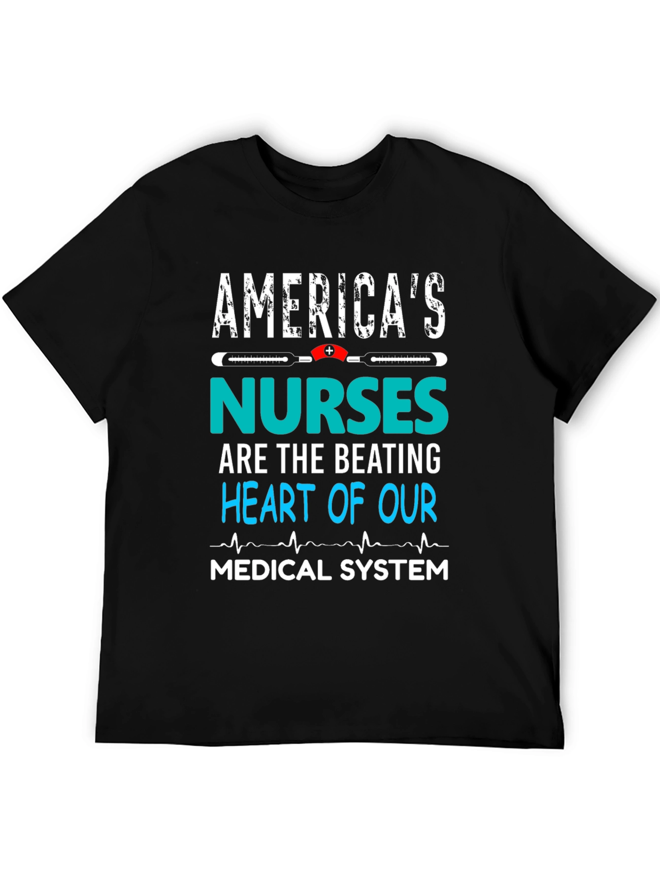 Americas Nurses T-Shirt - Medical System Tee