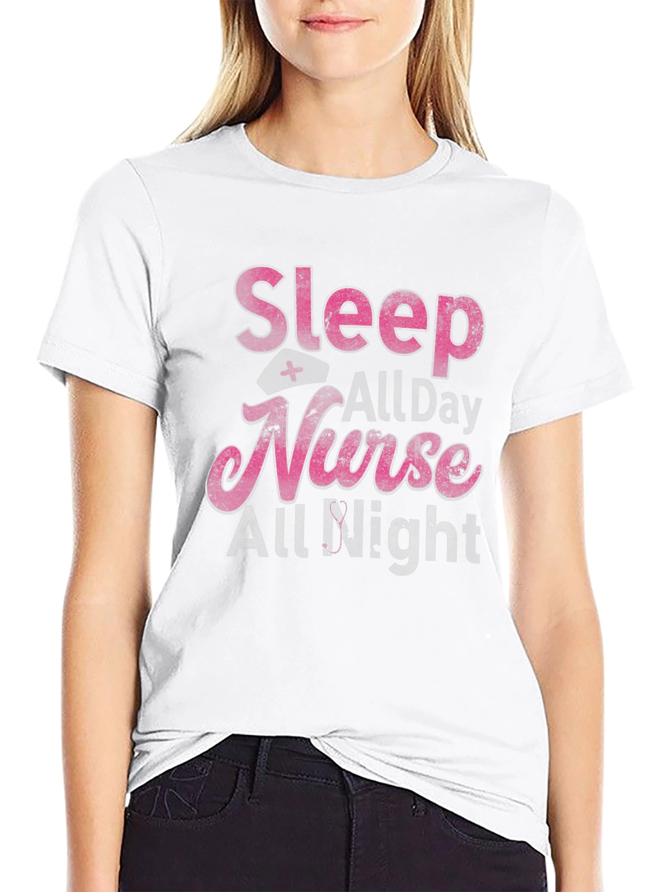 Sleep All Day Nurse All Night T-Shirt