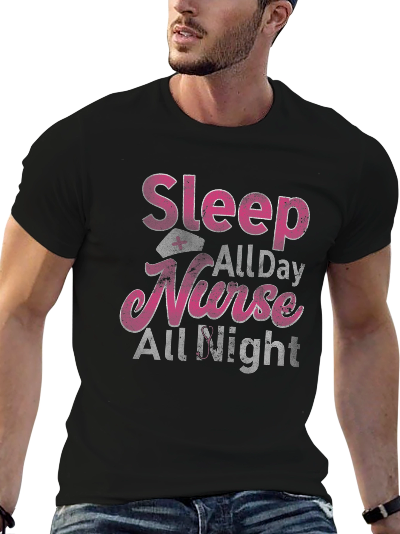 Sleep All Day Nurse All Night T-Shirt