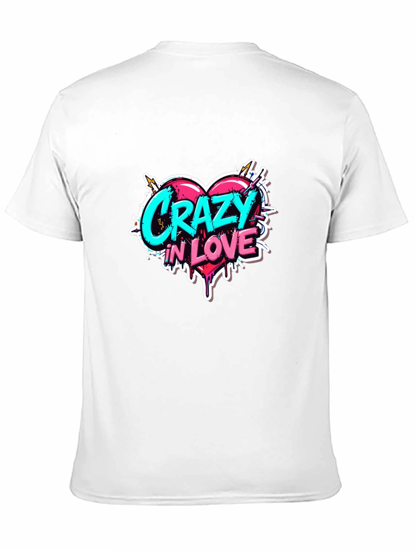 Crazy in Love Graphic Tee - Black Casual Shirt