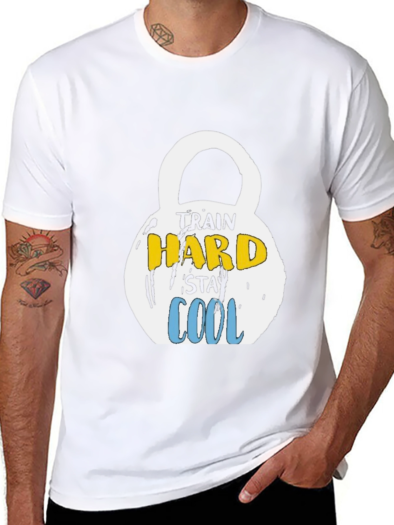 Train Hard Stay Cool Graphic Tee