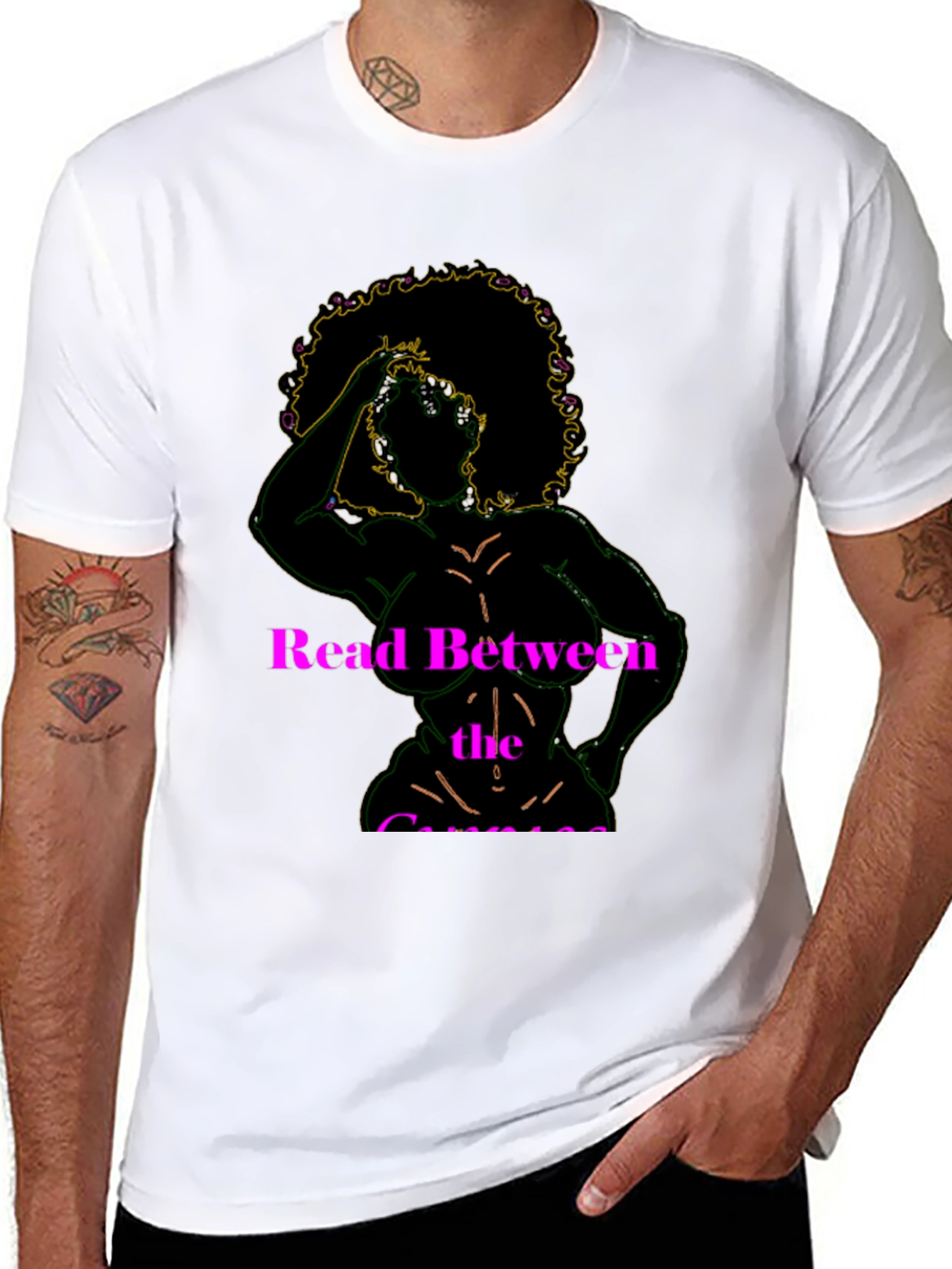 Read Between the Curves Graphic T-Shirt