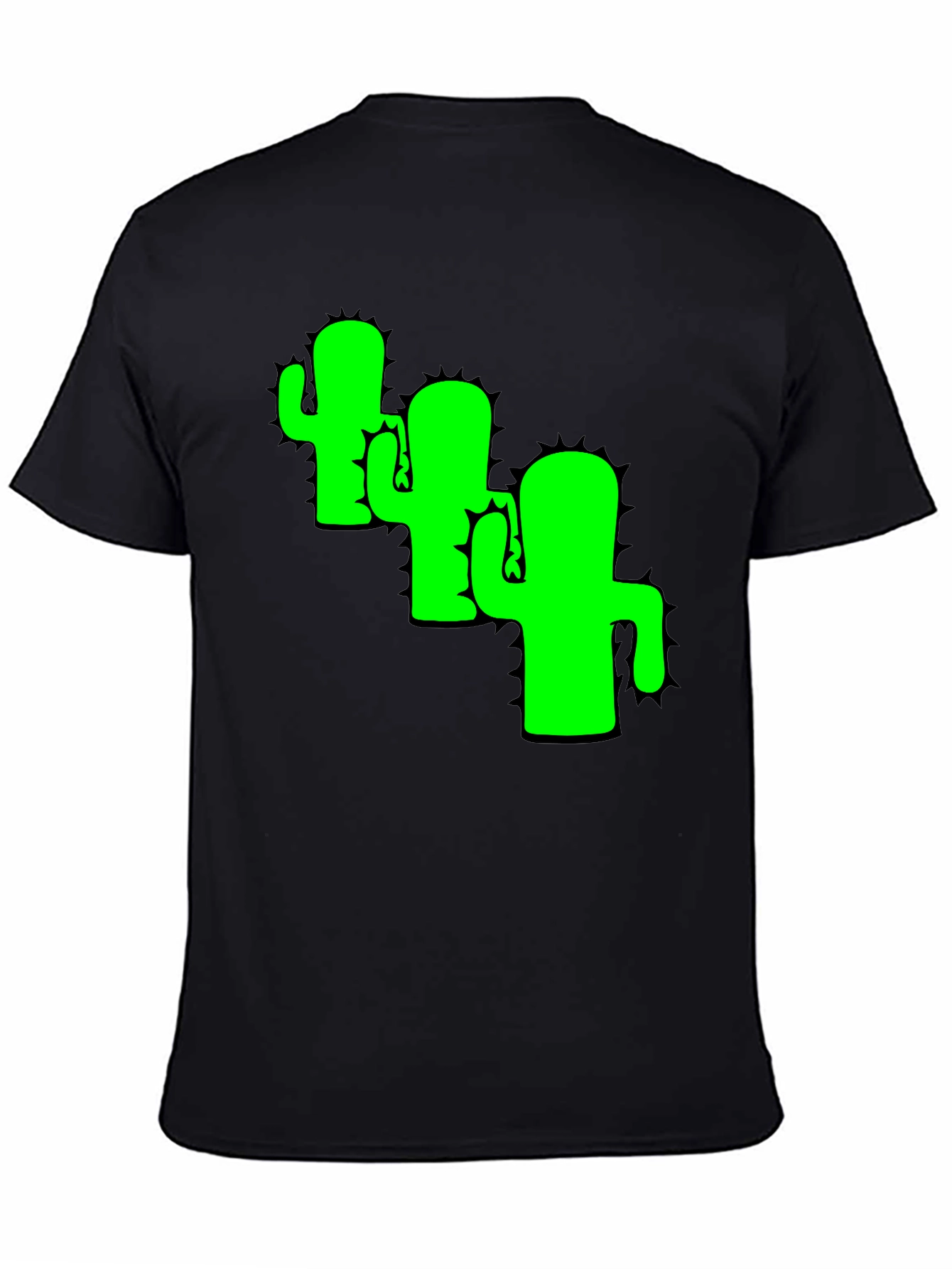 Cactus Graphic Tee - Cool Desert Vibes Black T-Shirt