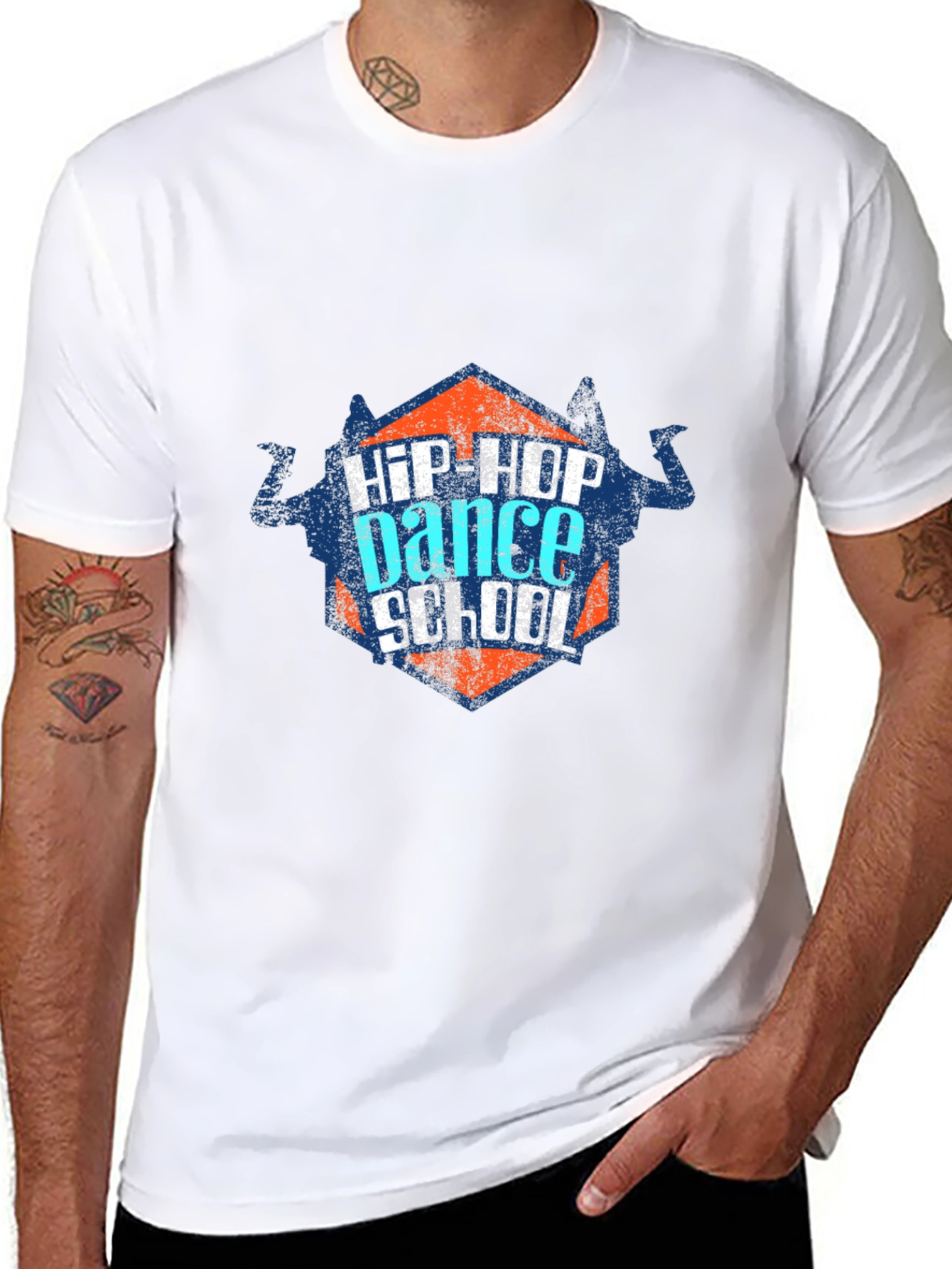 Hip-Hop Dance School Graphic T-Shirt