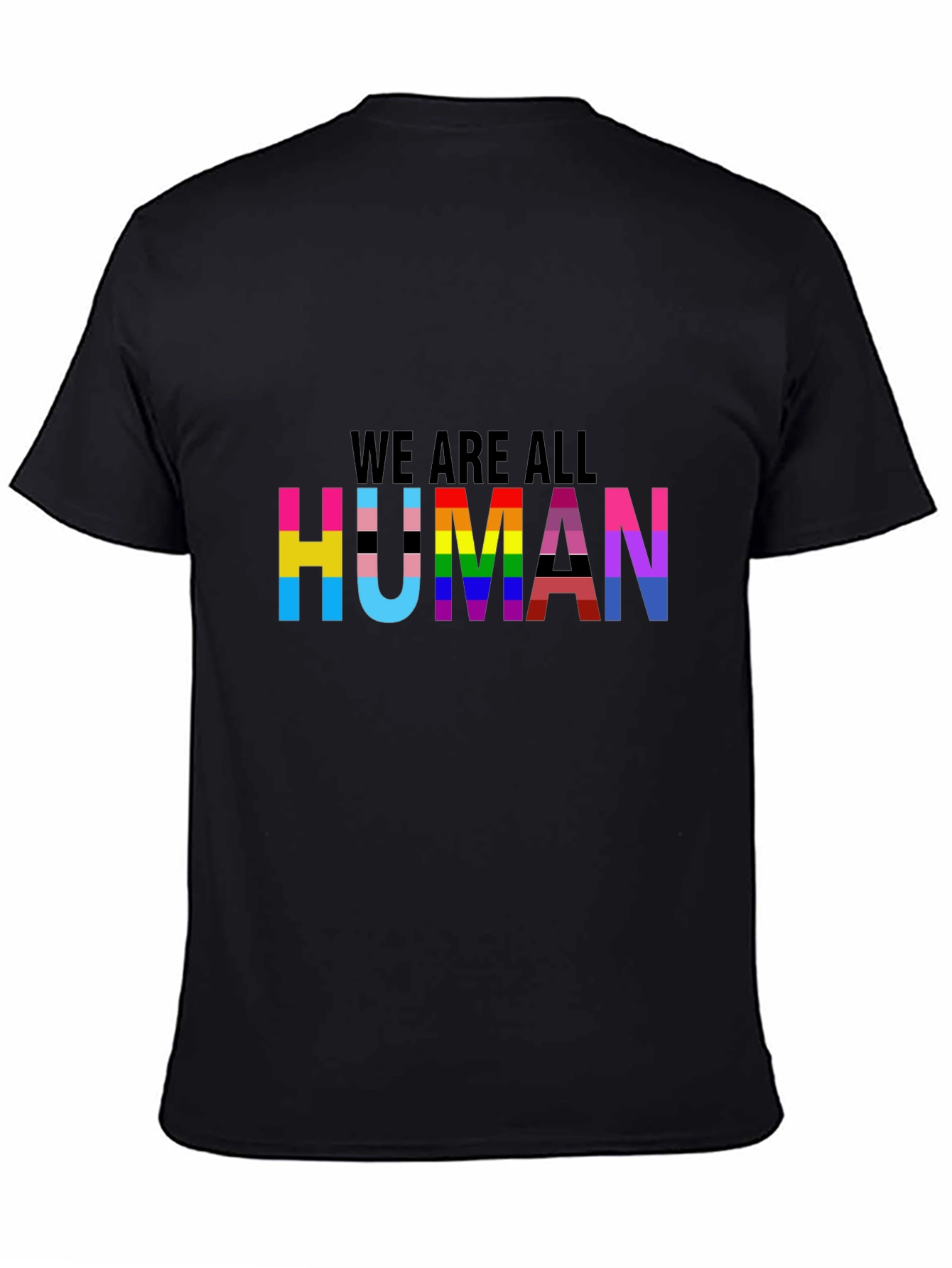 LGBTQ+ Pride We Are All Human Graphic T-Shirt