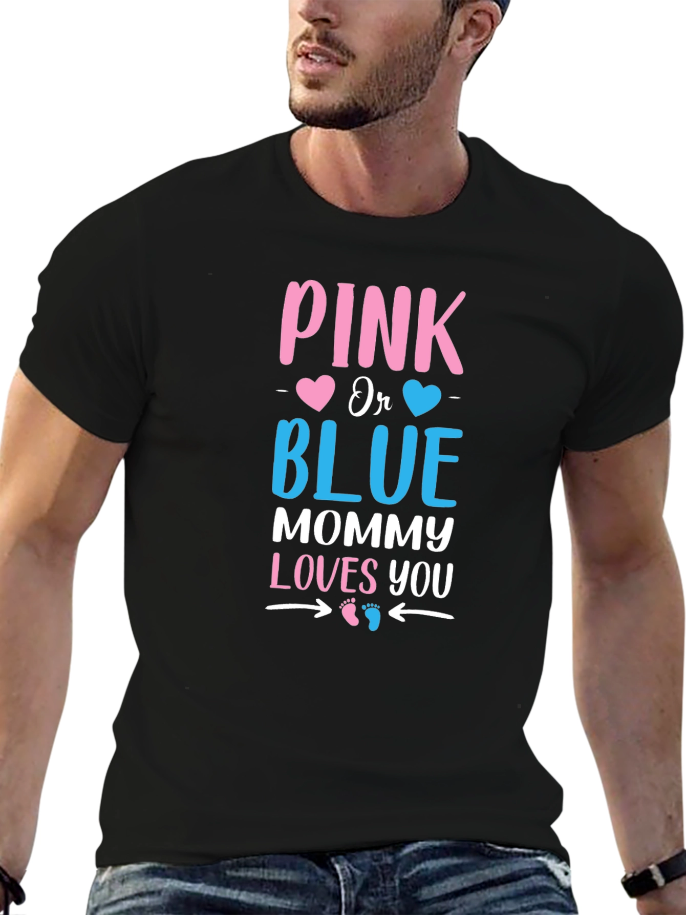 Pink or Blue Mommy Loves You T-Shirt