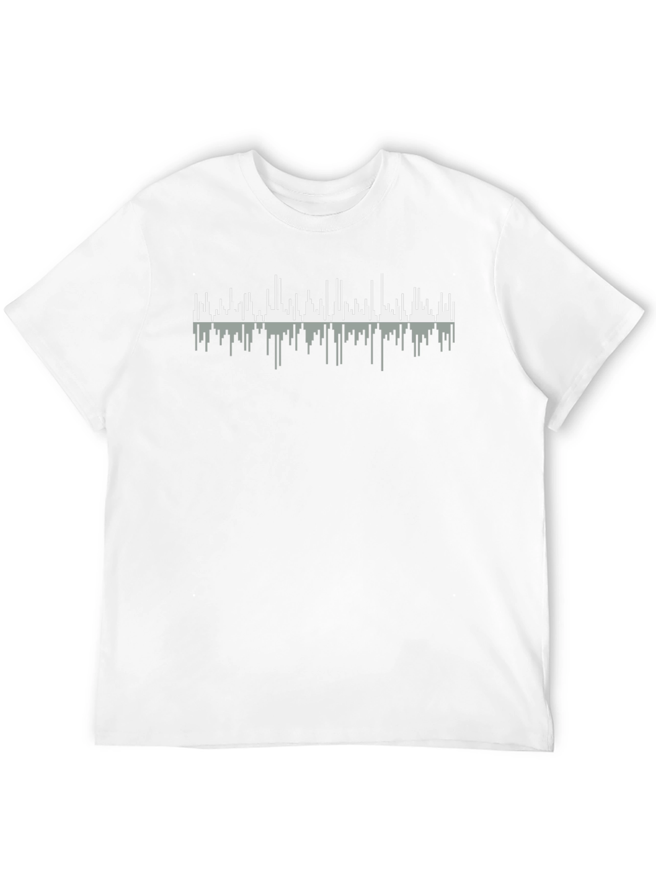 Sound Wave Graphic Tee - Mens Black T-Shirt