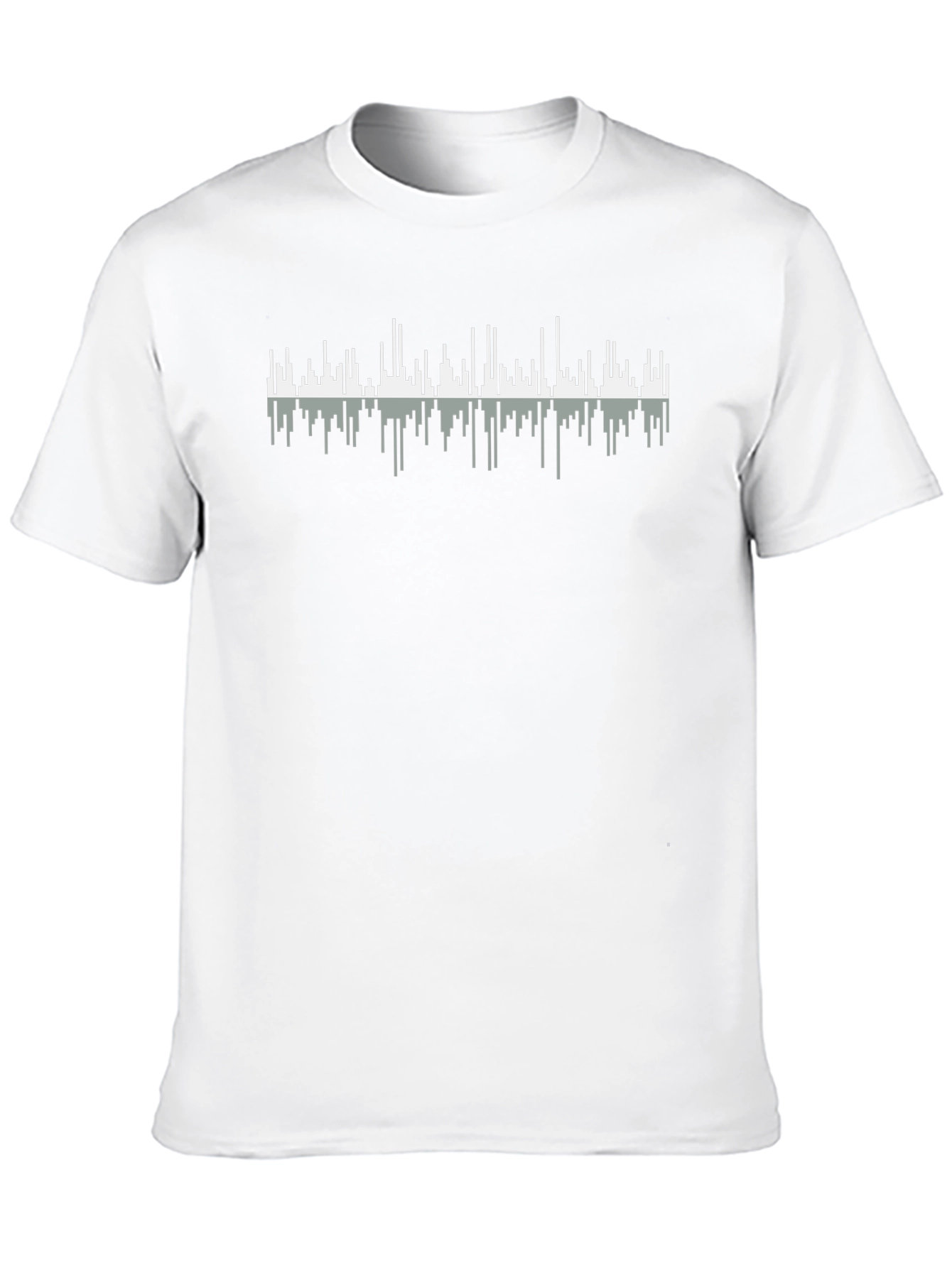 Sound Wave Graphic Tee - Mens Black T-Shirt