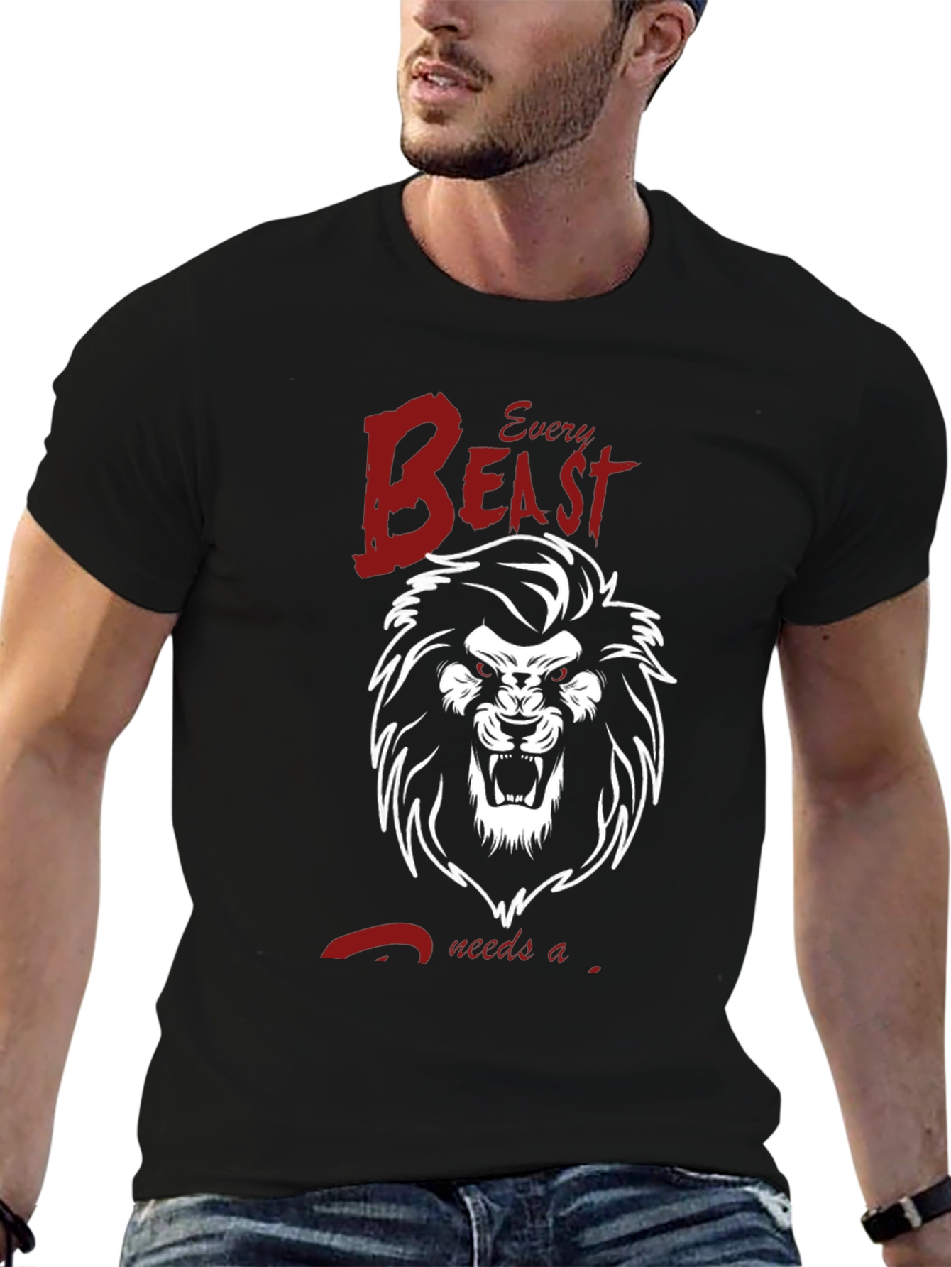 Every Beast T-Shirt: Lion Graphic Tee
