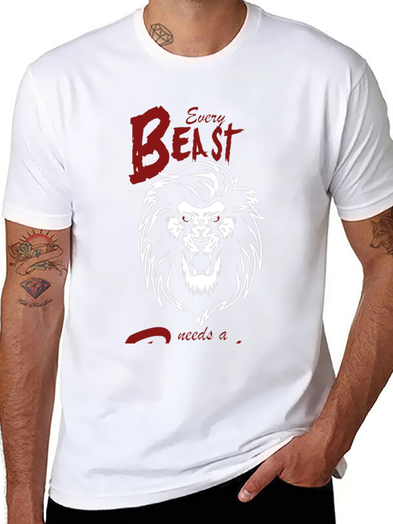 Every Beast T-Shirt: Lion Graphic Tee